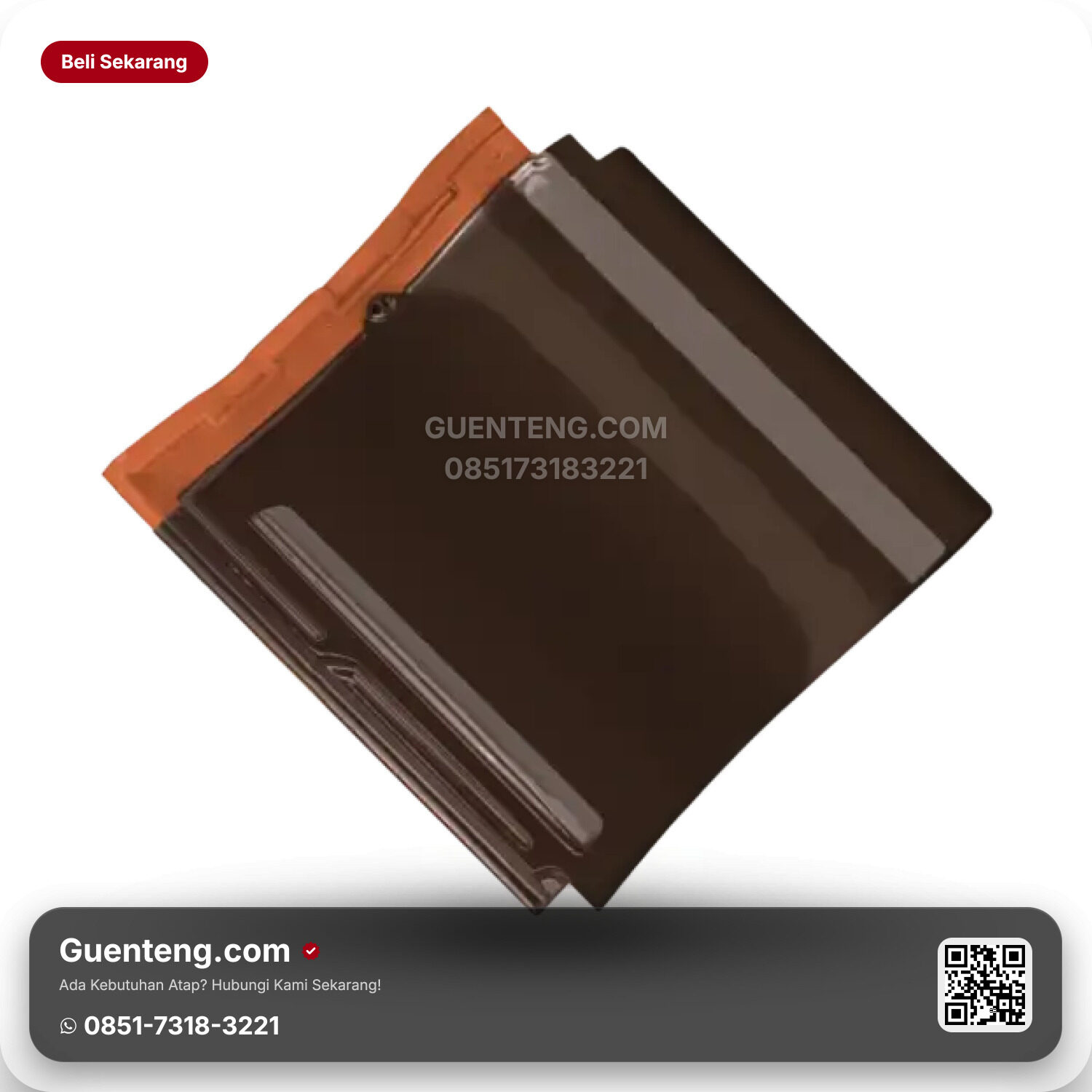 Genteng Beton Cisangkan Genteng Utama Genteng Keramik M Class Grade 1 Mahogany