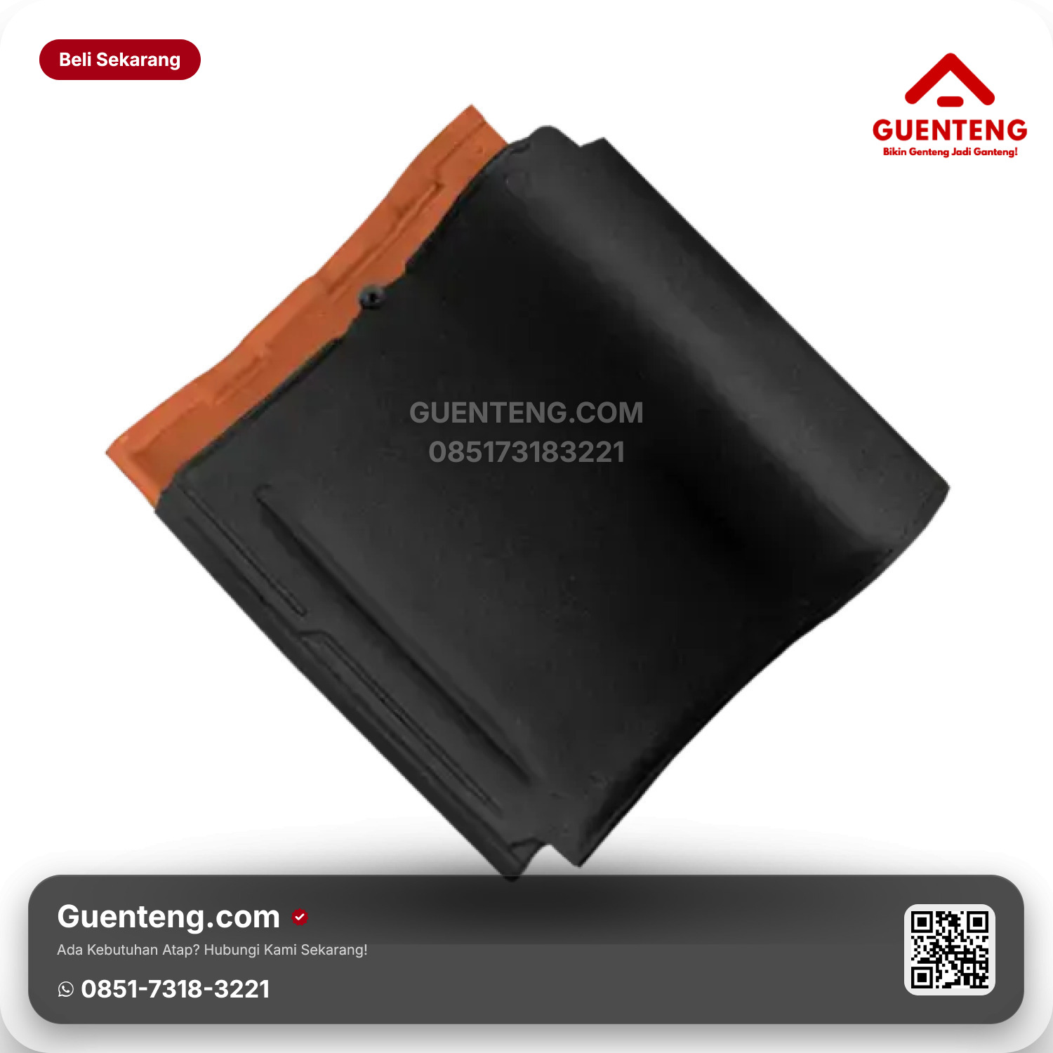 Genteng MClass Utama Keramik M Class Matt Black Grade 1