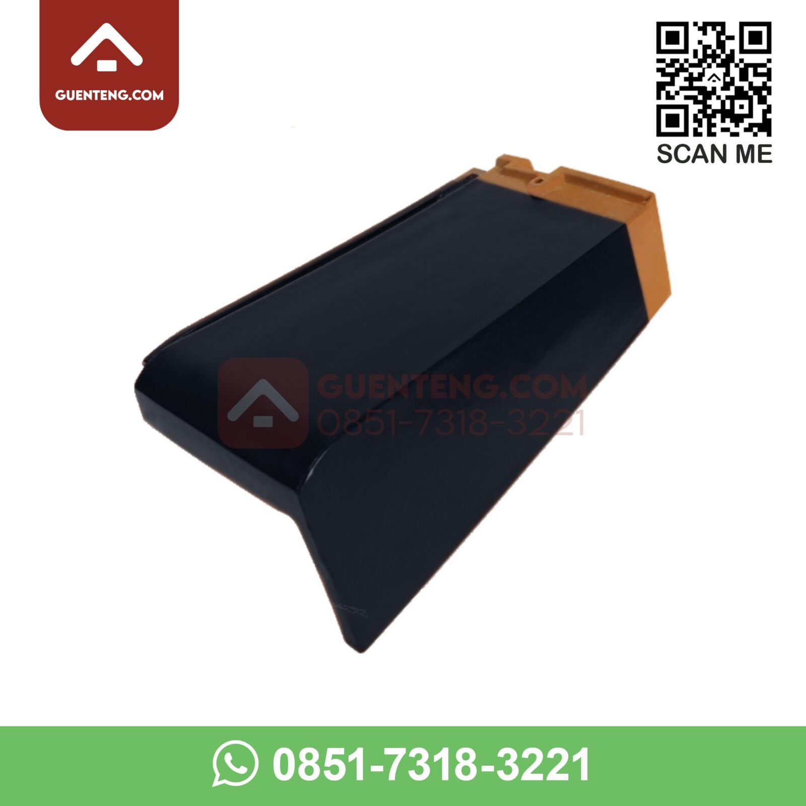 Lisplang Kanan Full Flat Kff 4 Warna Onyx Black Hitam