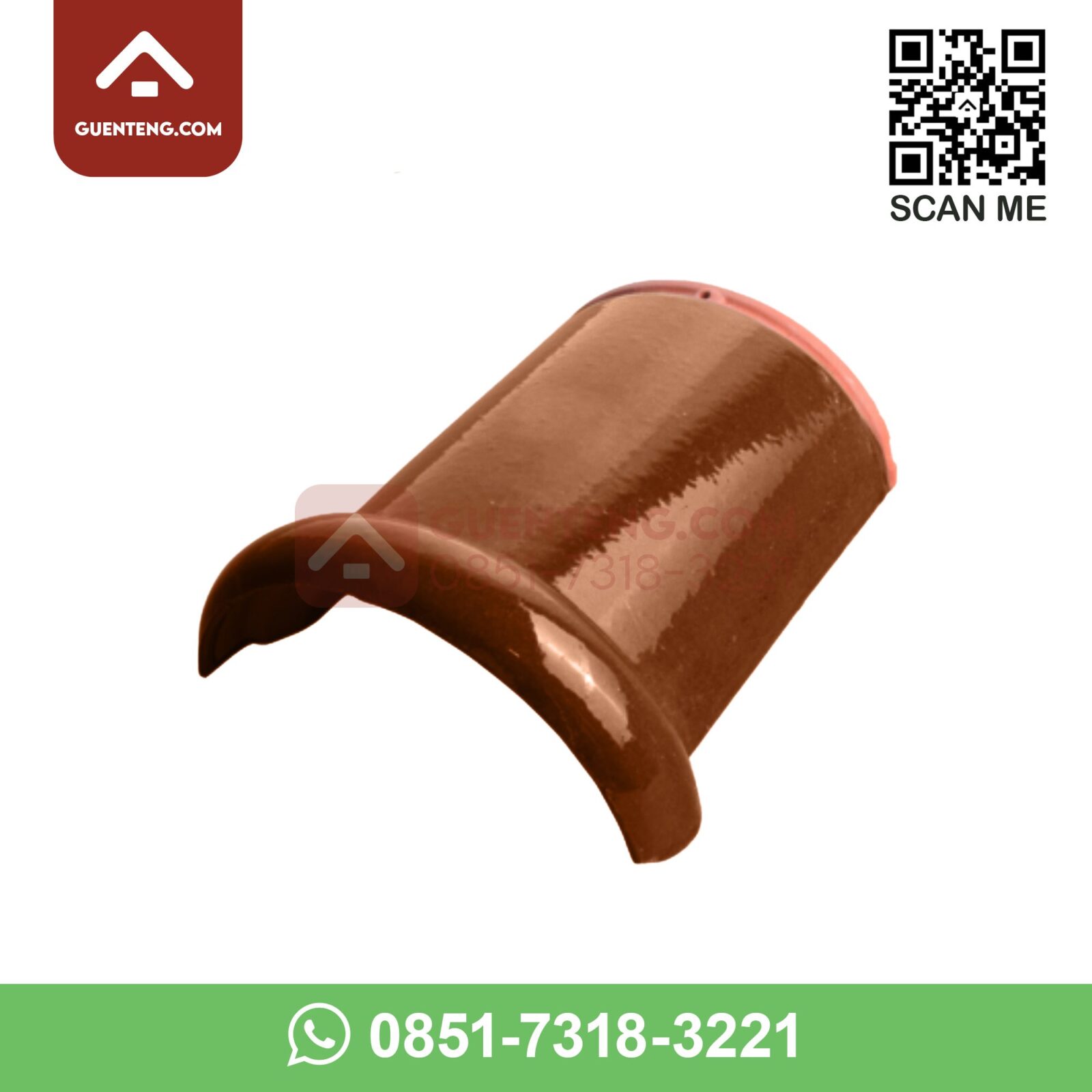 M-2 Nok (Ridge) Aksesoris Genteng Keramik M Class Warna Natural m 2 nok ridge aksesoris genteng keramik m class warna natural coklat cokelat