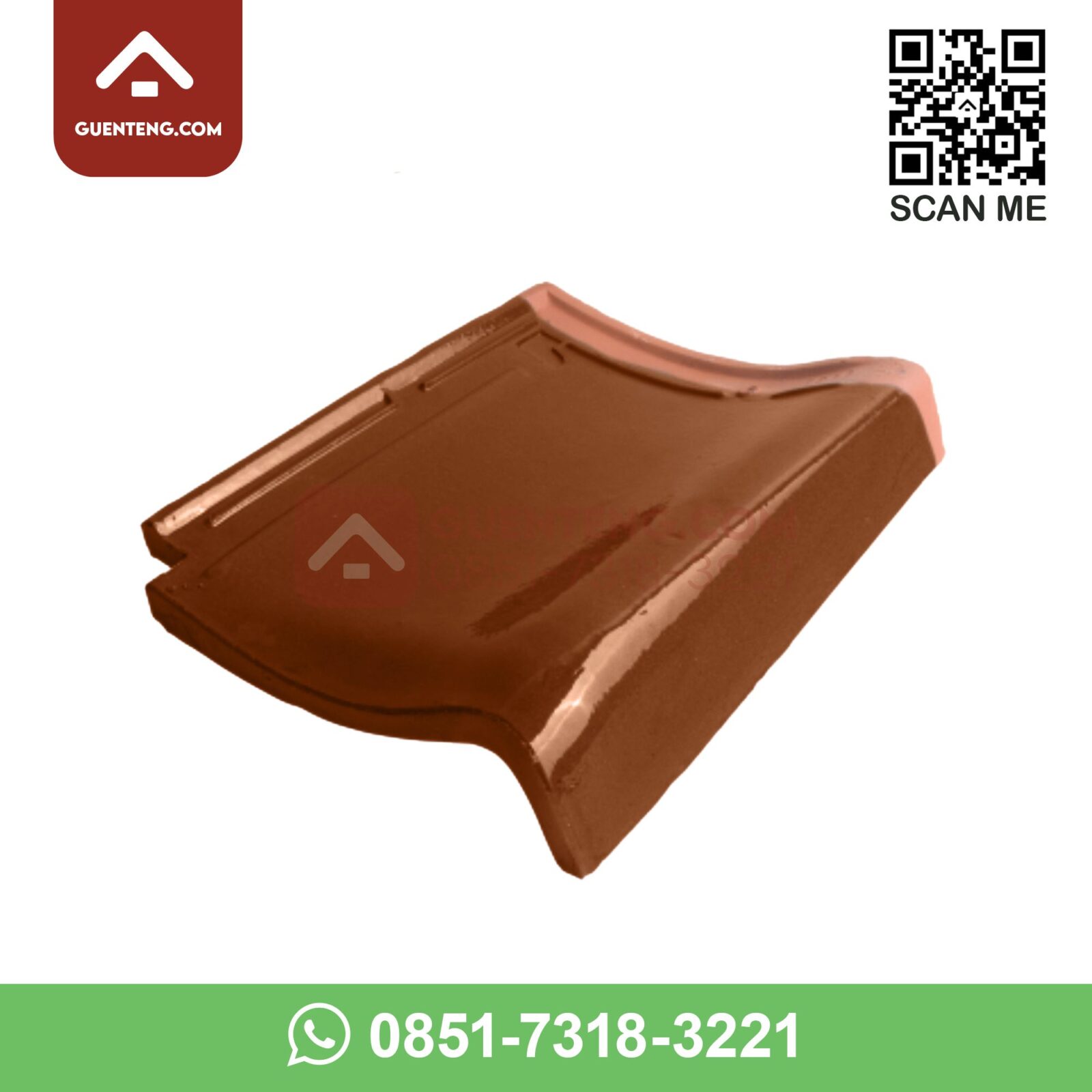 M-4 Lisplang Kanan (Right Gable) Aksesoris Genteng Keramik M Class Warna Natural m 4 lisplang kanan right gable aksesoris genteng keramik m class warna natural coklat cokelat
