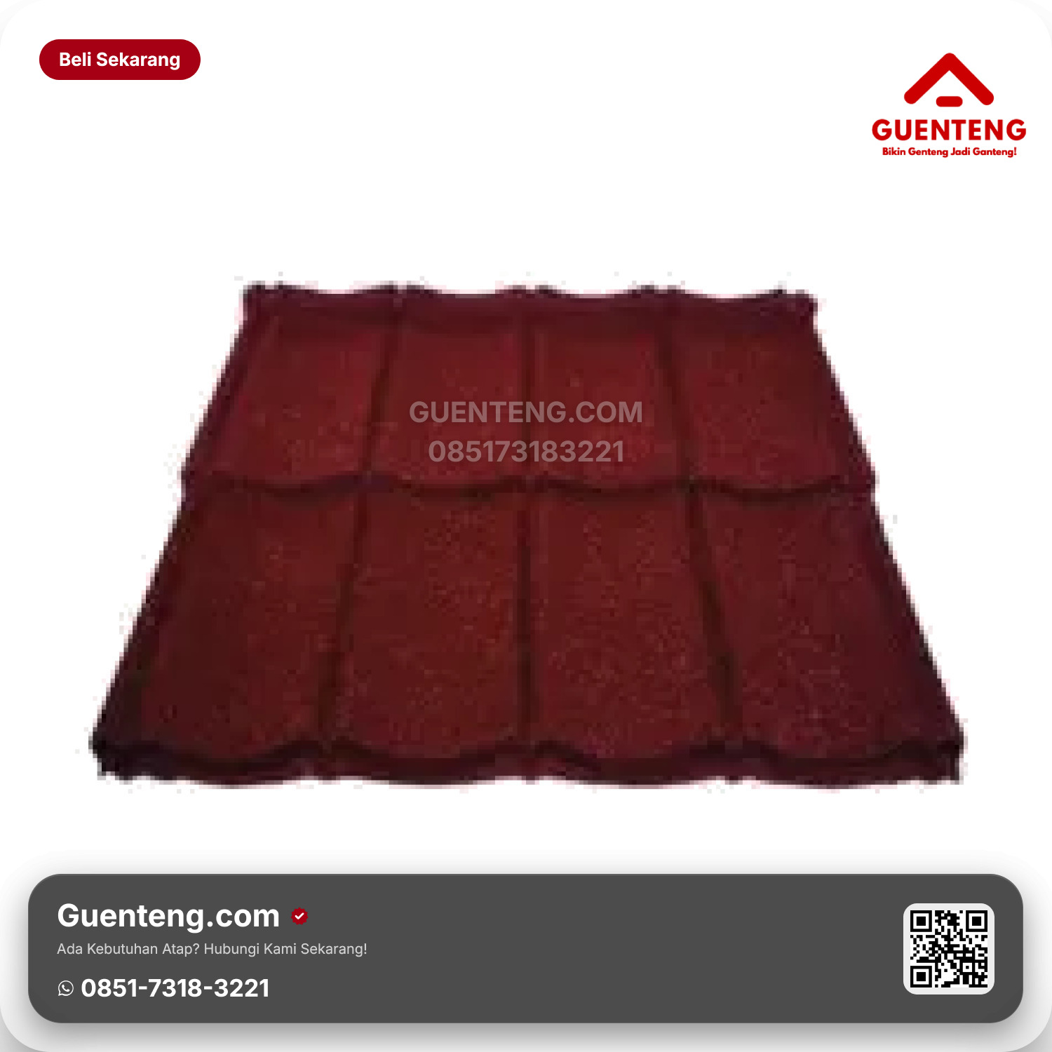 Genteng Metal Prima Roof Inti 2x4
