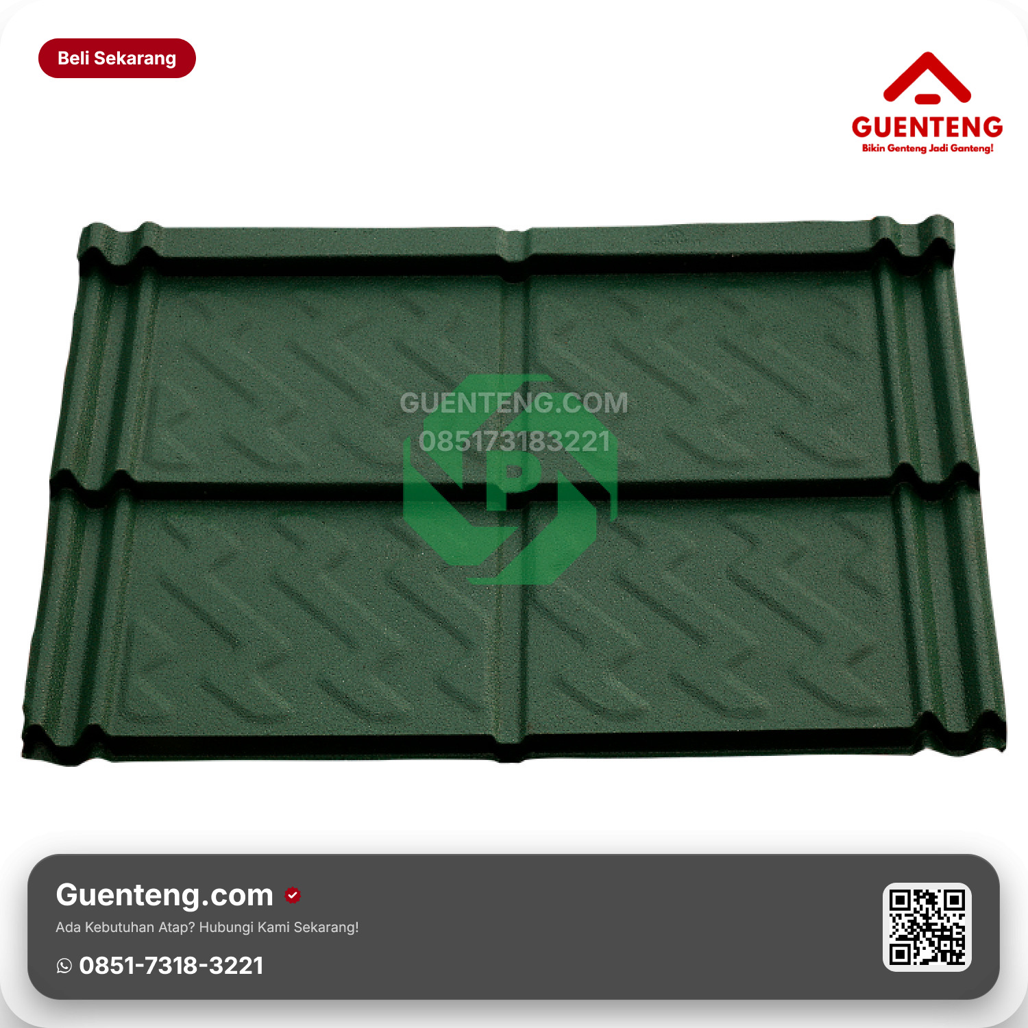 Genteng Metal Prima Roof MINIMALIS II PLATINUM (0.3)
