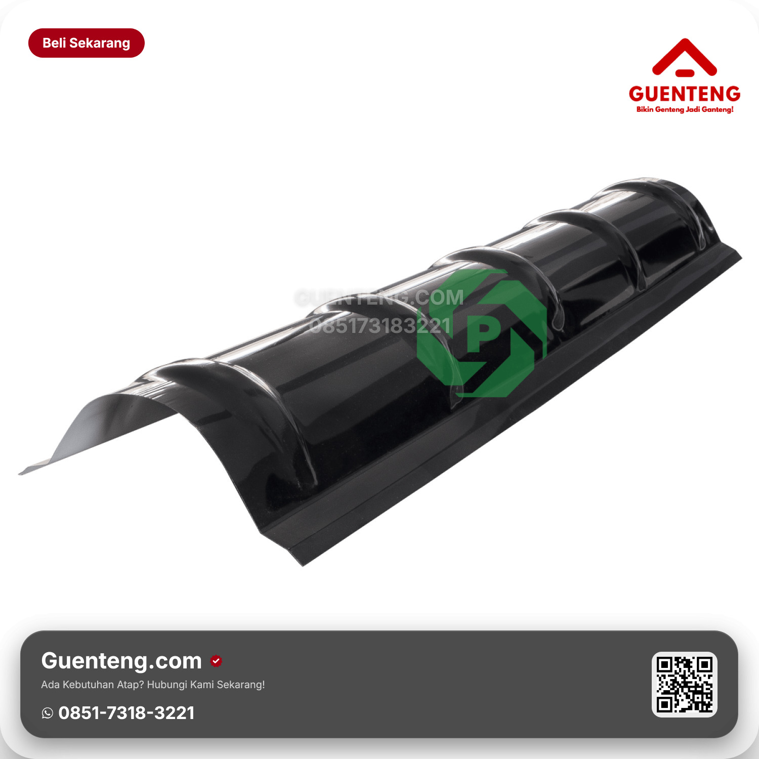 Genteng Metal Prima Roof NOK 80 / P V TITANIUM (0.35)