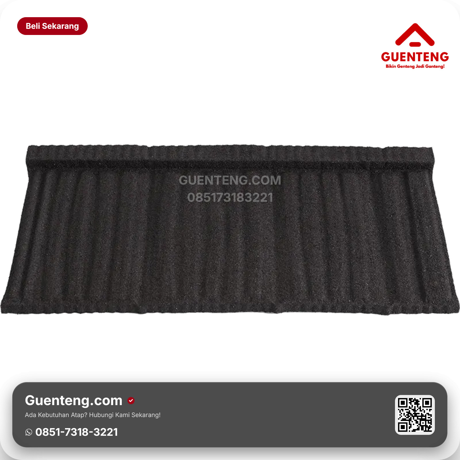 Genteng Metal Rainbow Roof Stone Minimalis Allure