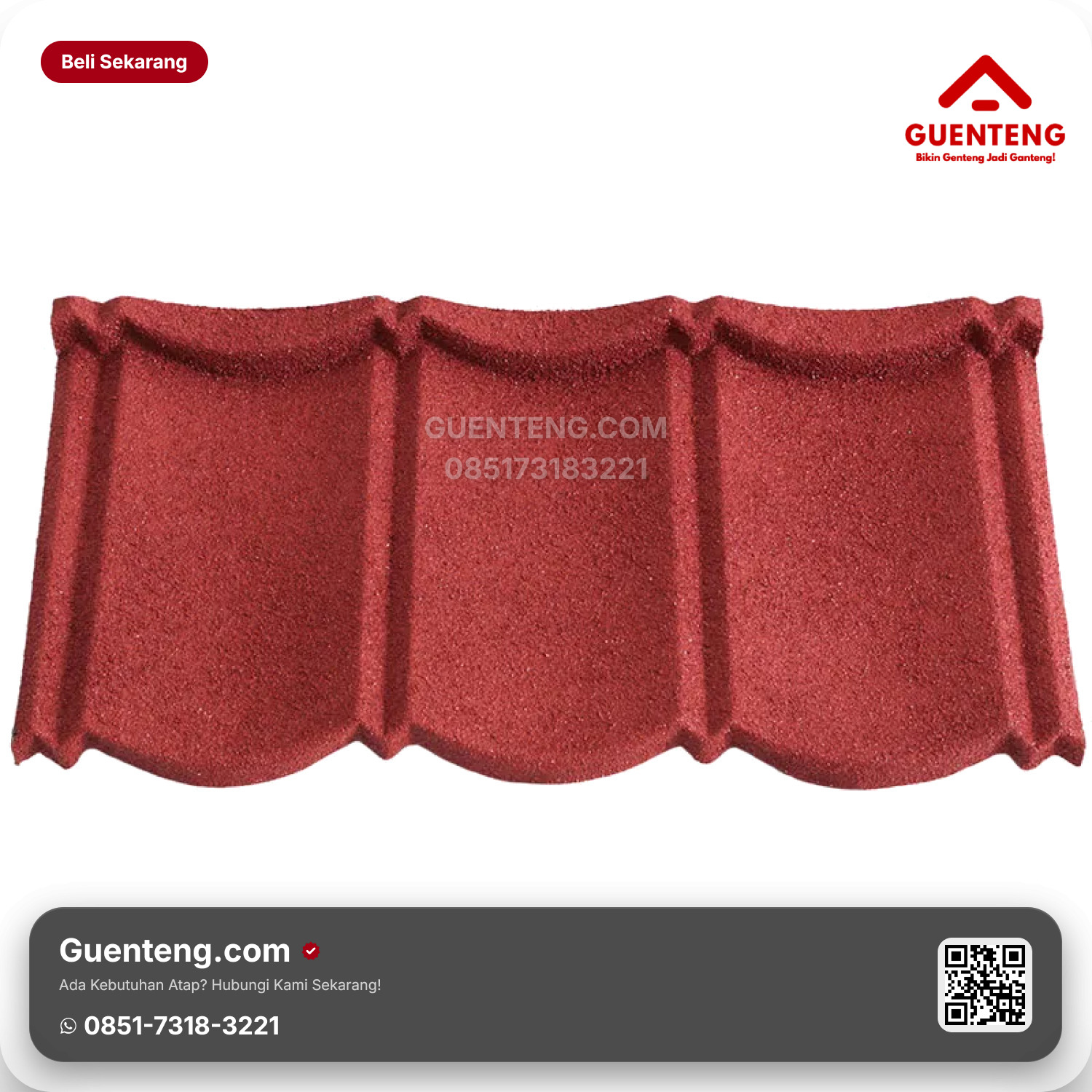 Genteng Metal Rainbow Roof Stone