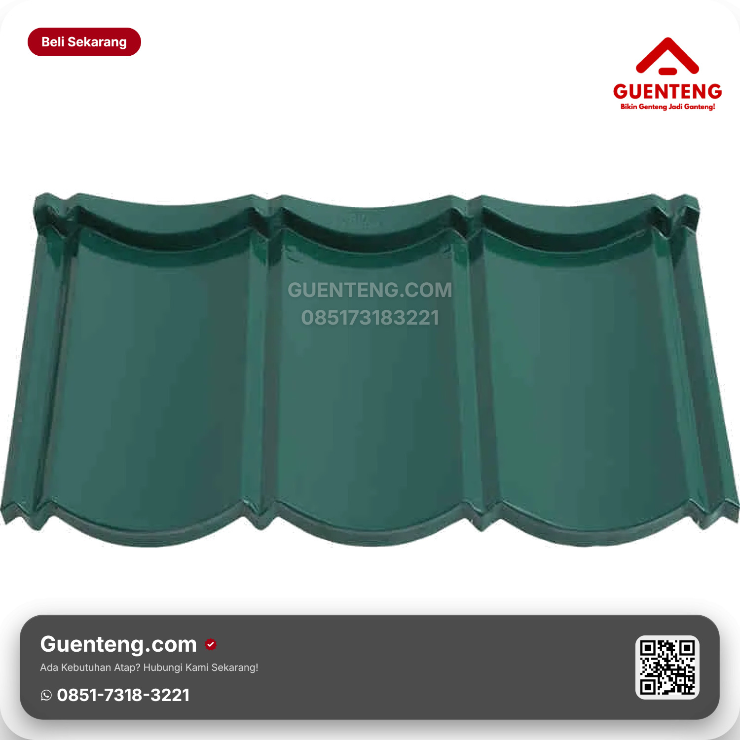 Genteng Metal Rainbow Roof Painted