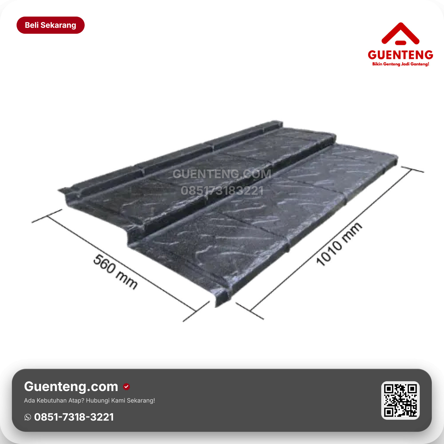 Genteng Metal Surya Roof Trendy