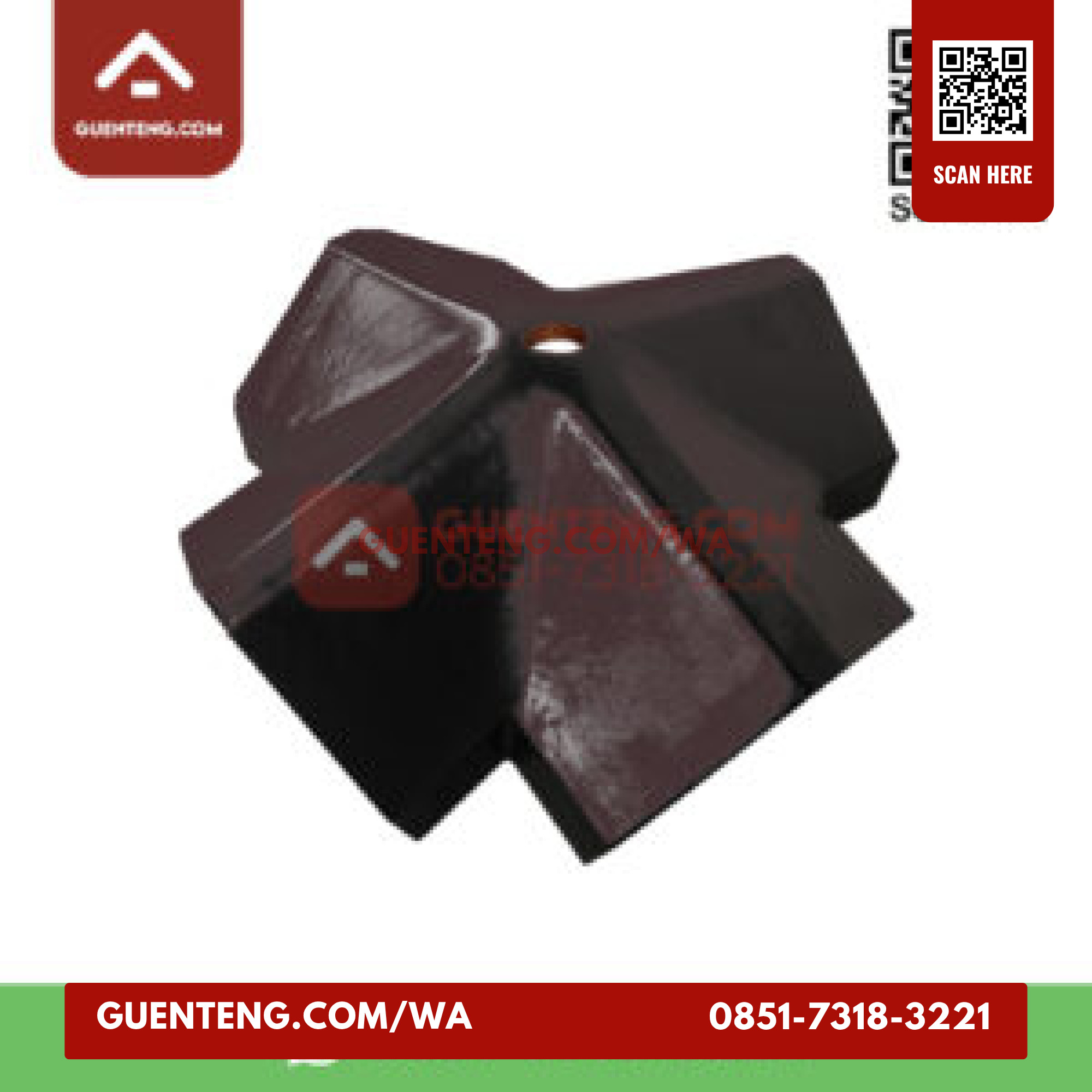 Nok 4 Arah Penangkal Petir Natural Full Flat Kff 1 Nok 4 Arah Penangkal Petir Garnet Full Flat Kff
