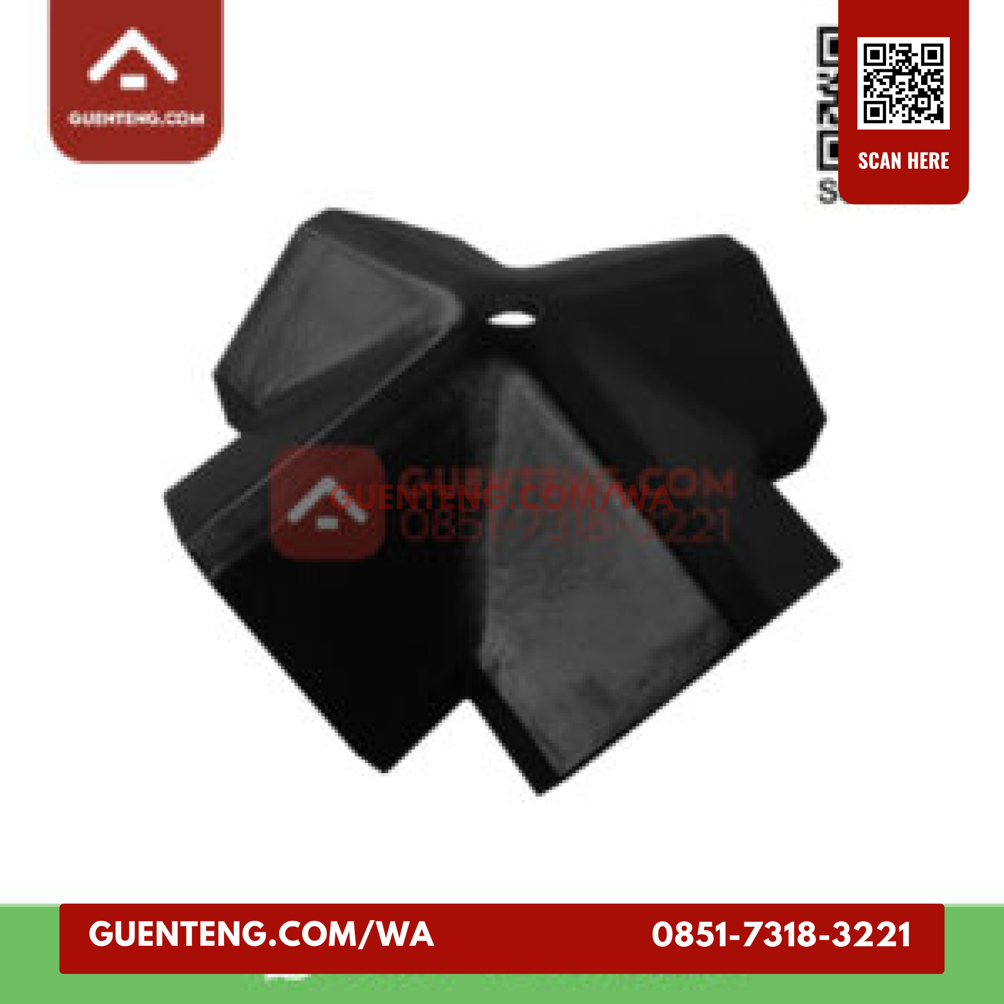 Nok 4 Arah Penangkal Petir Natural Full Flat Kff 1 Nok 4 Arah Penangkal Petir Onyx Black Full Flat Kf