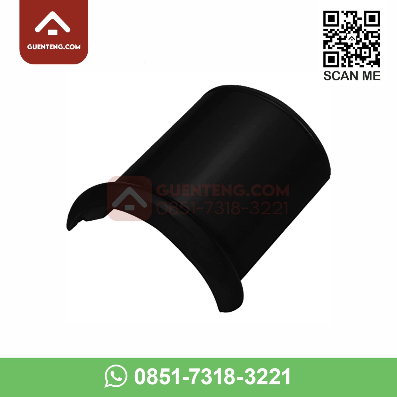 Nok Km 2 Aksesoris Genteng Keramik Kanmuri Milenio Warna Diamond Black Hitam