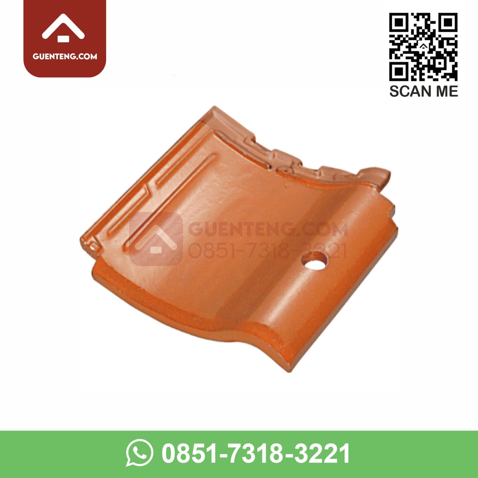 Pemanas Air Km 1 Pa Aksesoris Genteng Keramik Kanmuri Milenio Warna Unglazed Non Glazur