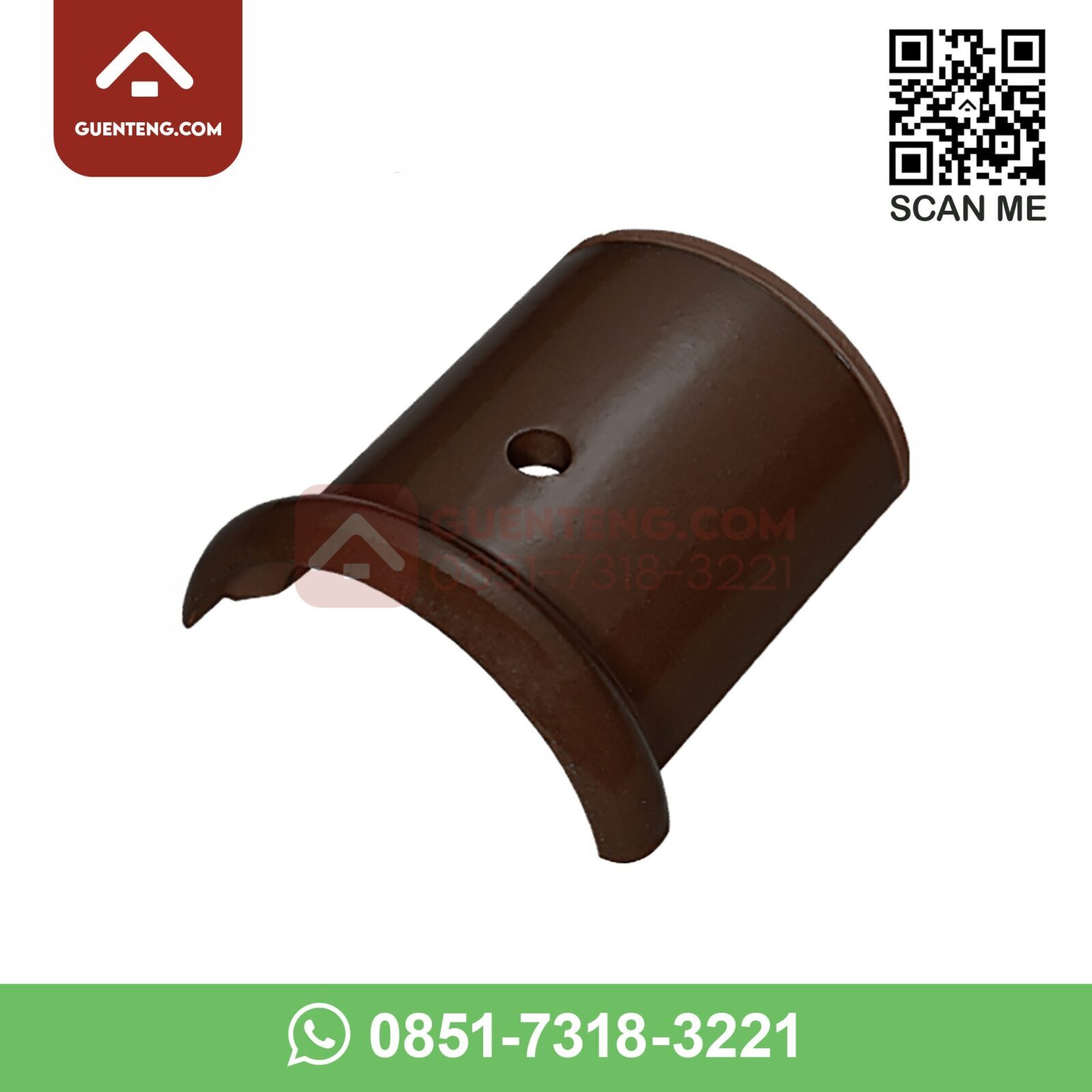 Penangkal Petir Ke 2 Pp Aksesoris Genteng Keramik Kanmuri Espanica Warna Brown Coklat Cokelat