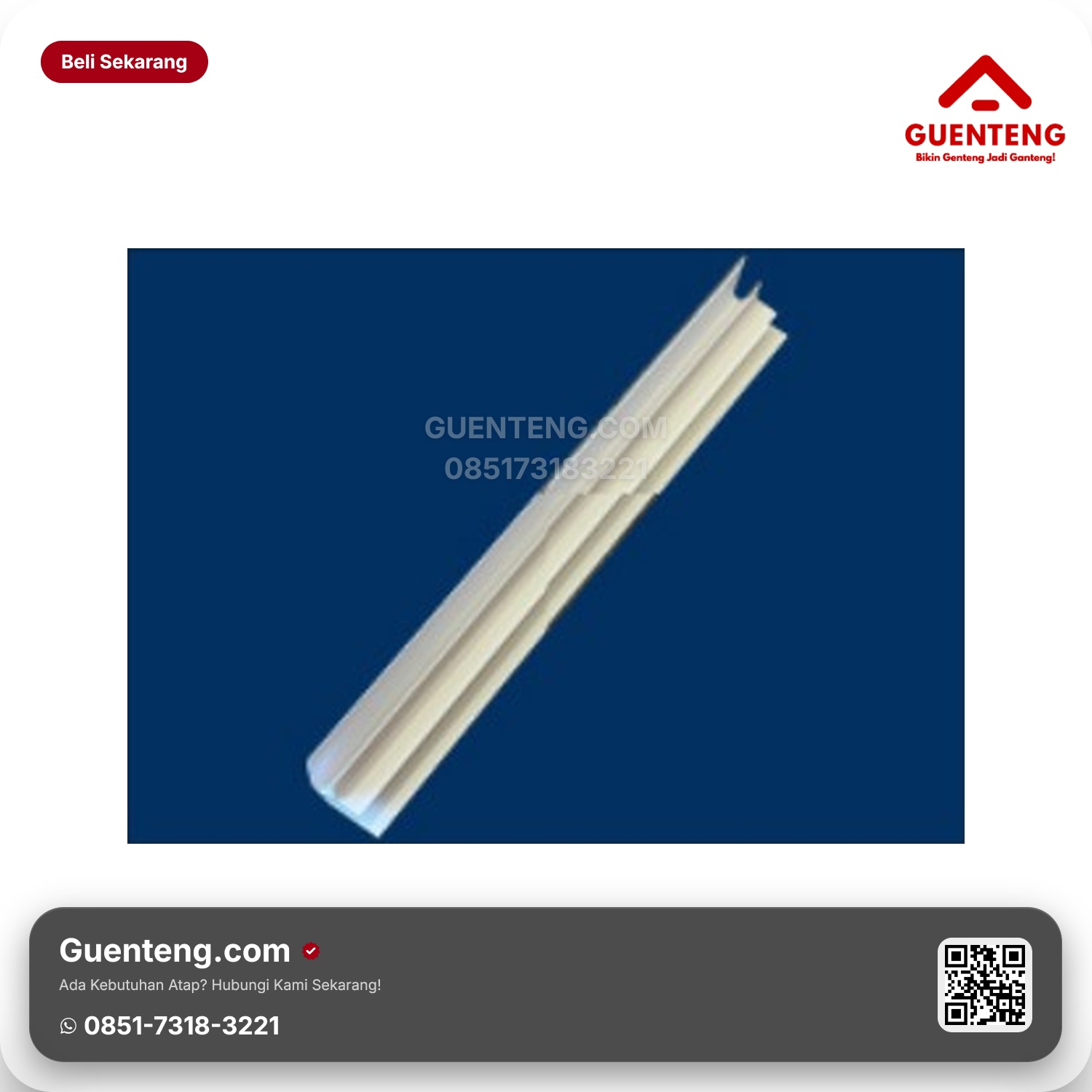 Atap List Laminate Plafon PVC Hyperfon LSL-D Sudut Dalam