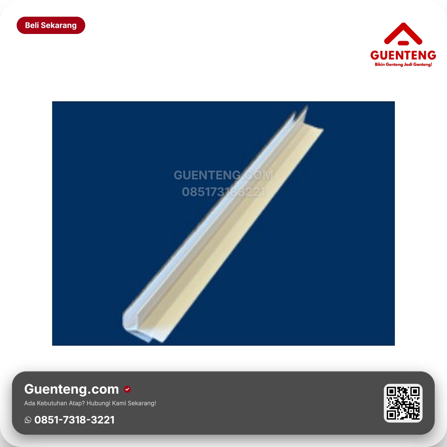 Atap List Laminate Plafon PVC Hyperfon LSL-L Sudut Luar