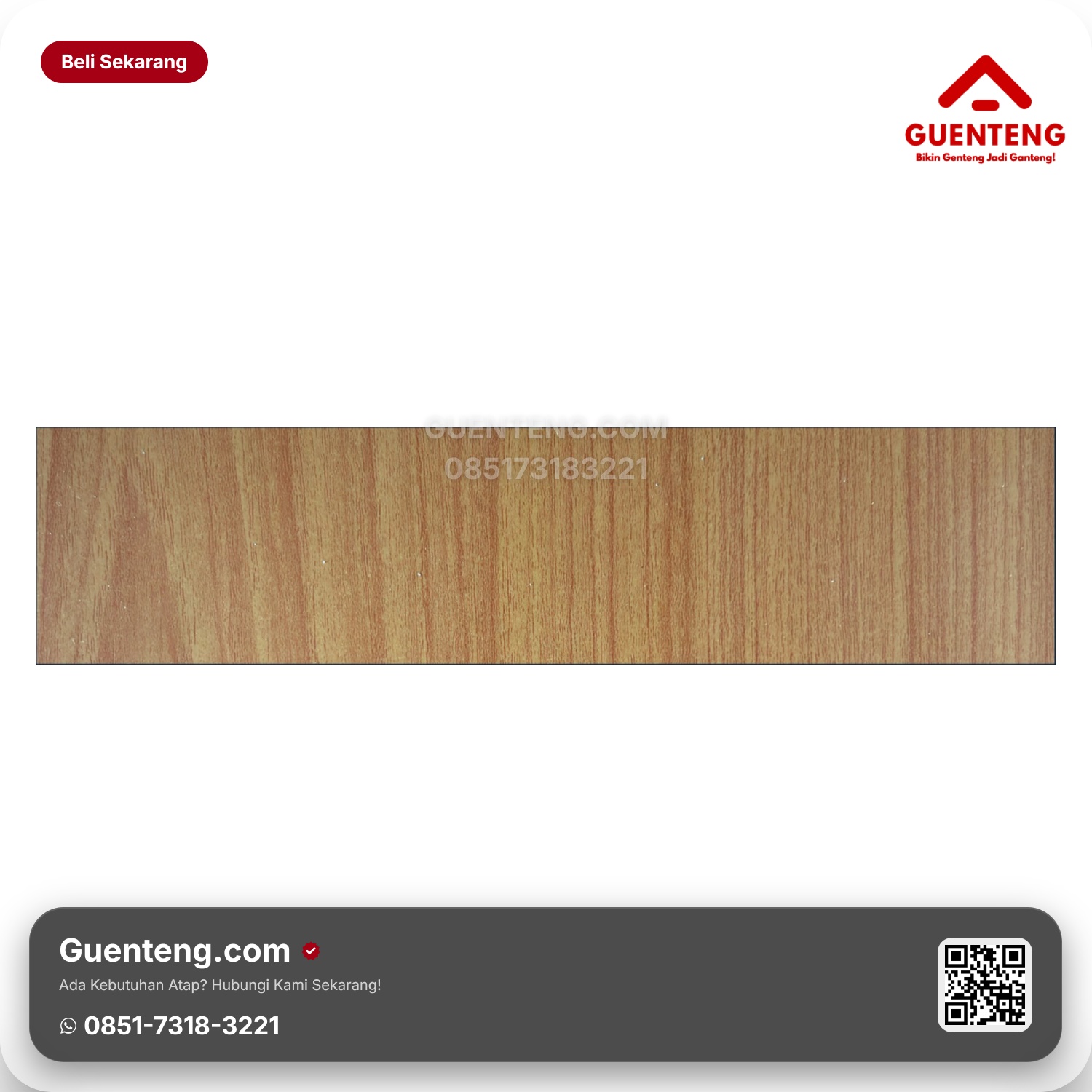 Atap Plafon PVC Hyperfon Doff HK 003 Harvest Pine 8mm x 20cm