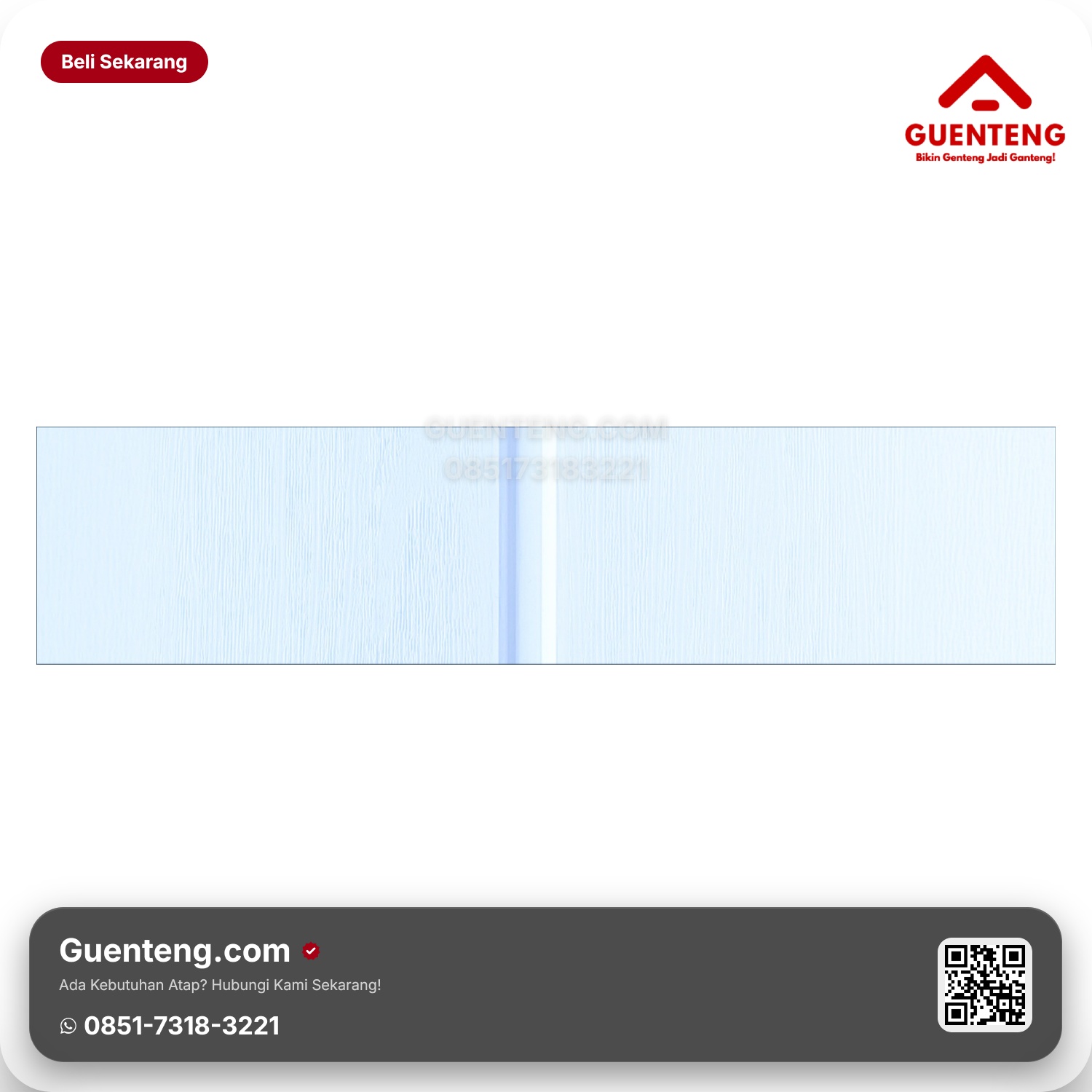 Atap Plafon PVC Hyperfon Doff HK 006 NP White Elm Nat 8mm x 20cm