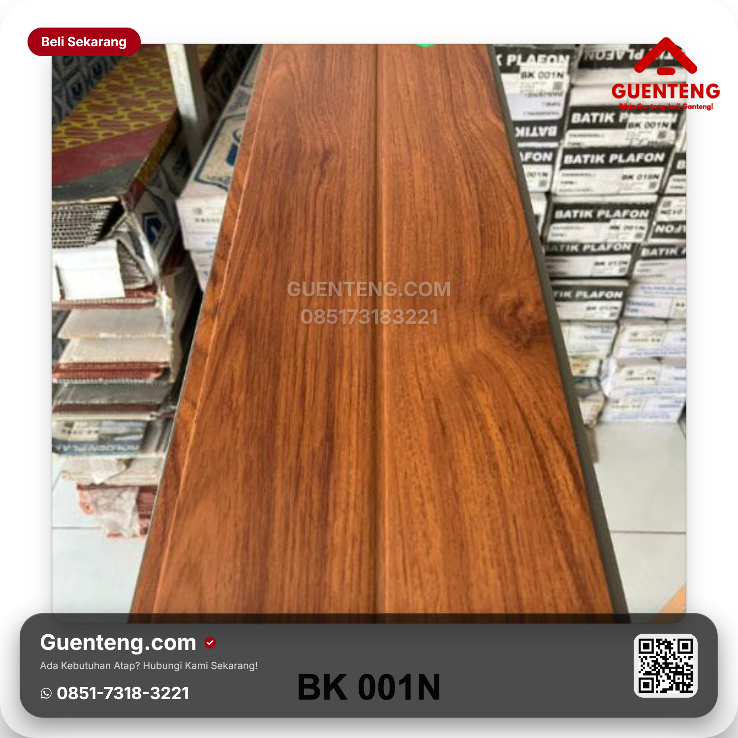 Atap Plafon PVC Batik (BK) BK-001N