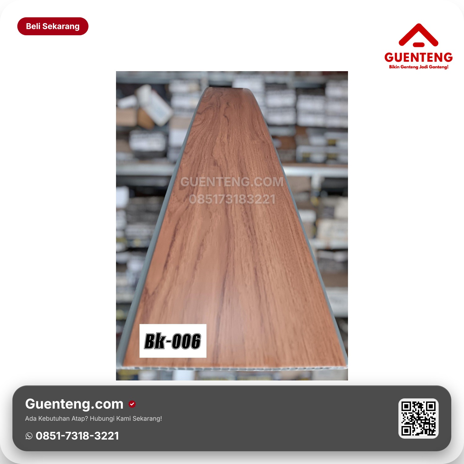 Distributor Resmi Plafon PVC Batik (BK) BK-006 Terlengkap & Bergaransi