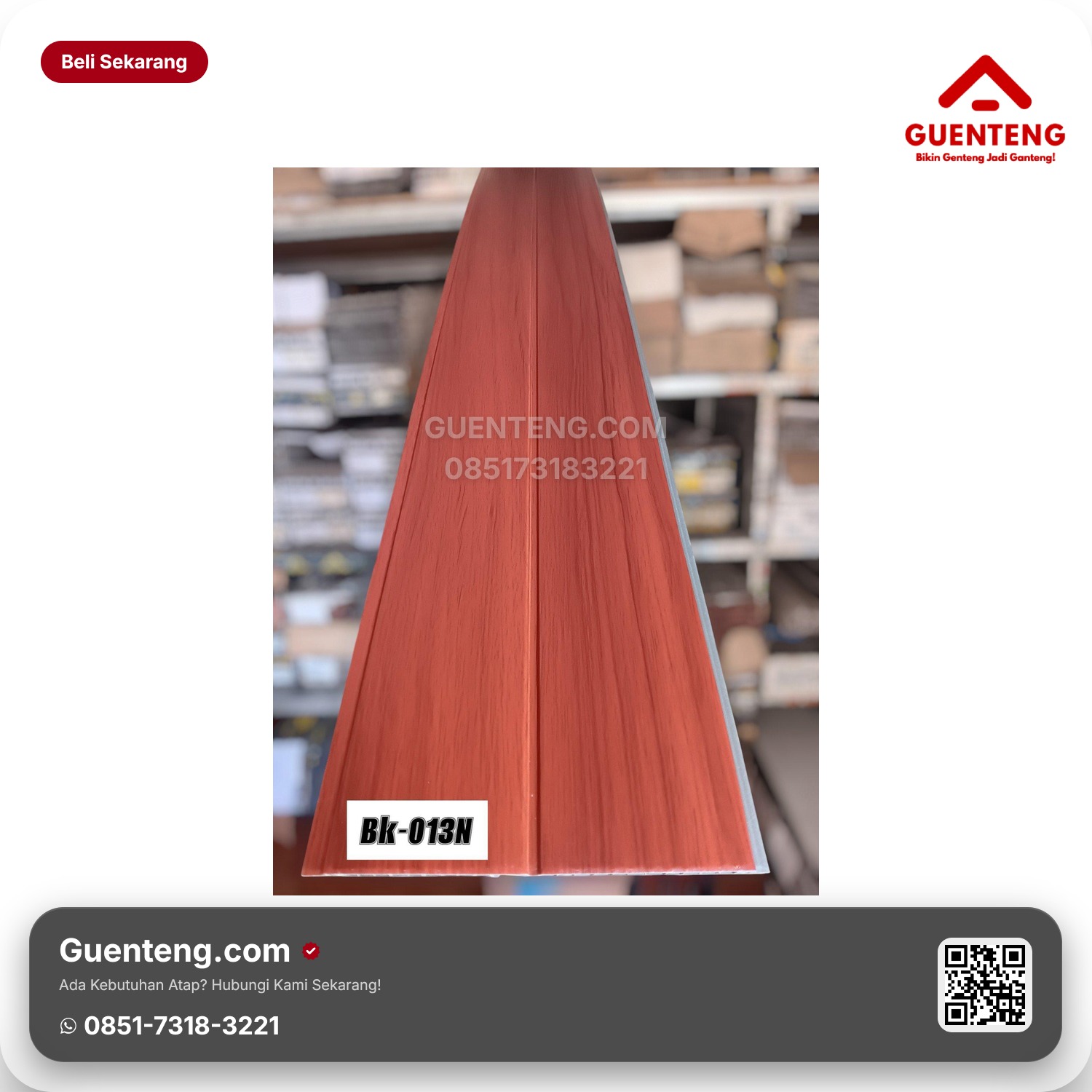 Jual Plafon PVC Batik (BK) BK-013N Murah Berkualitas Jabodetabek