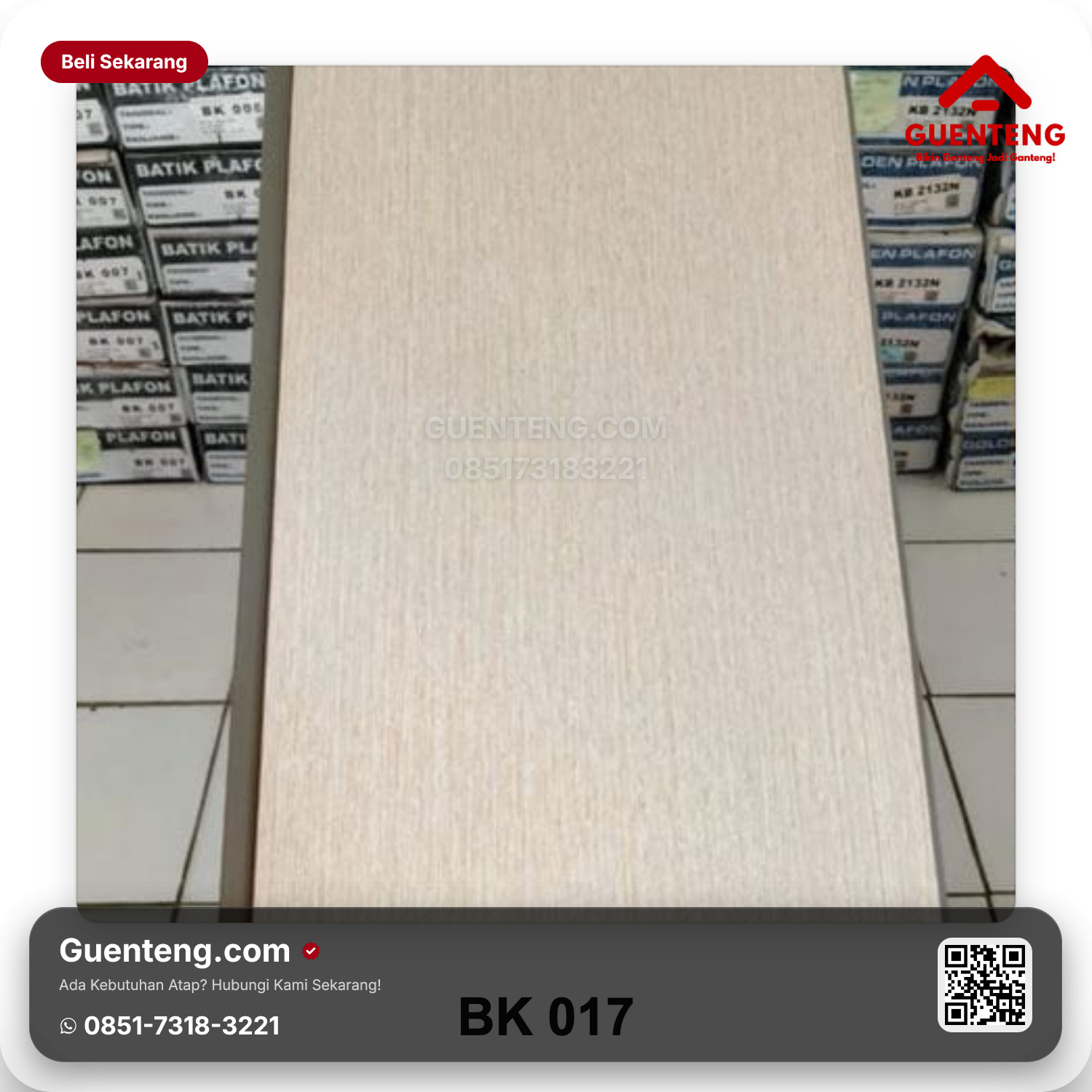Atap Plafon PVC Batik (BK) BK-017