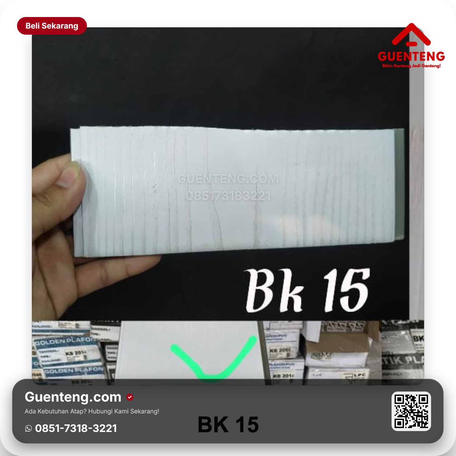 Atap Plafon PVC Batik (BK) BK-15