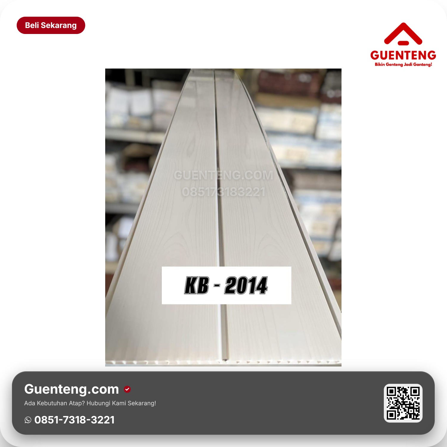 Distributor Resmi Plafon PVC Golden (KB) KB-2014 Terlengkap & Bergaransi
