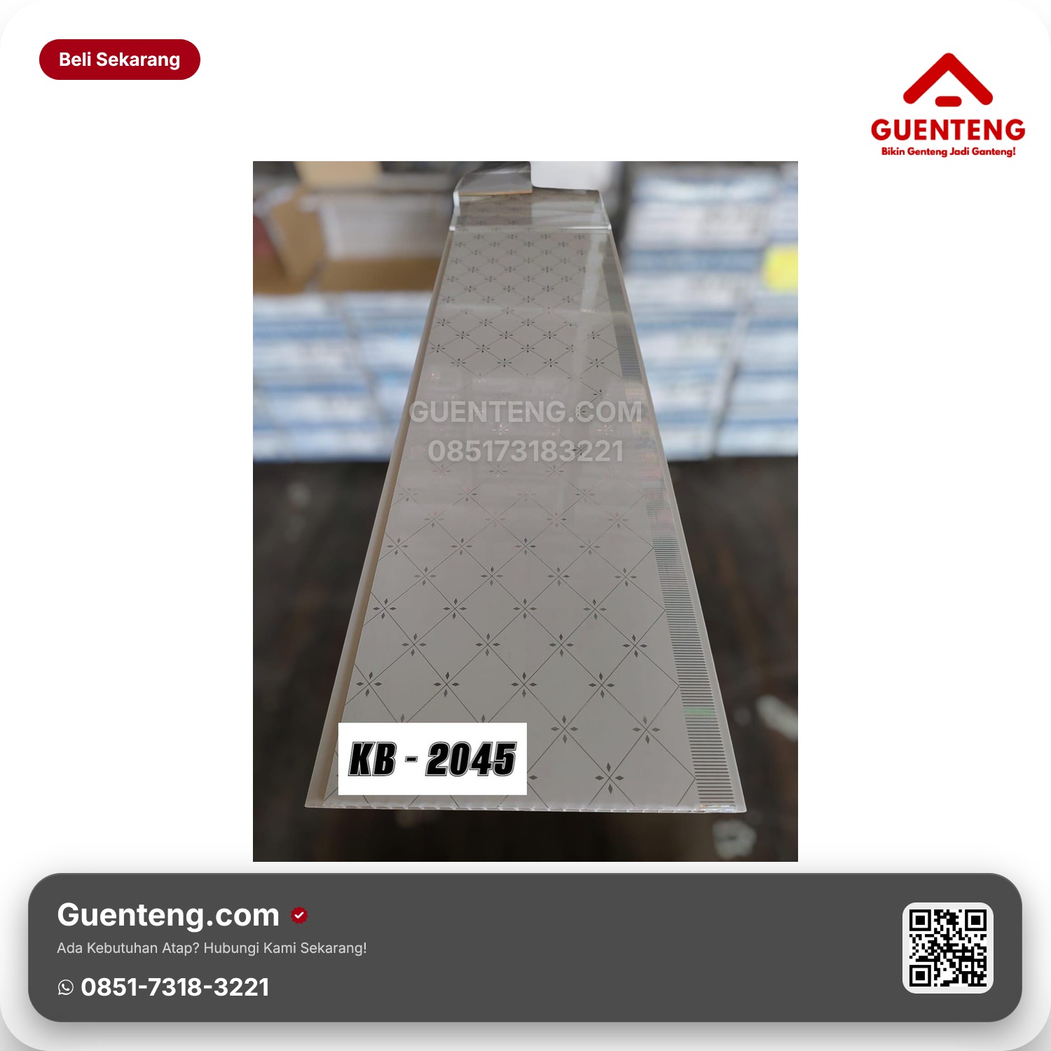 Jual Plafon PVC Golden (KB) KB-2045 Murah Berkualitas Jabodetabek