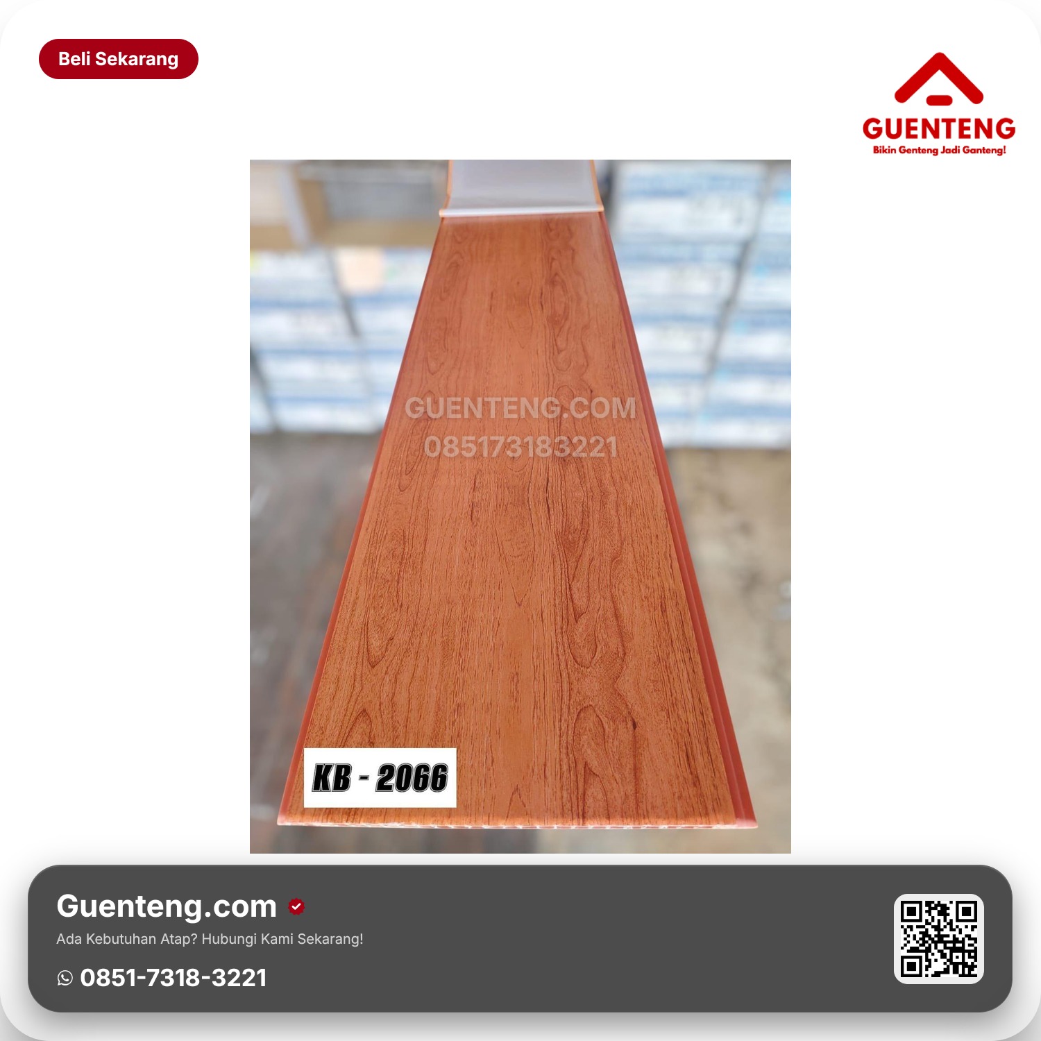 Jual Plafon PVC Golden (KB) KB-2066 Murah Berkualitas Jabodetabek