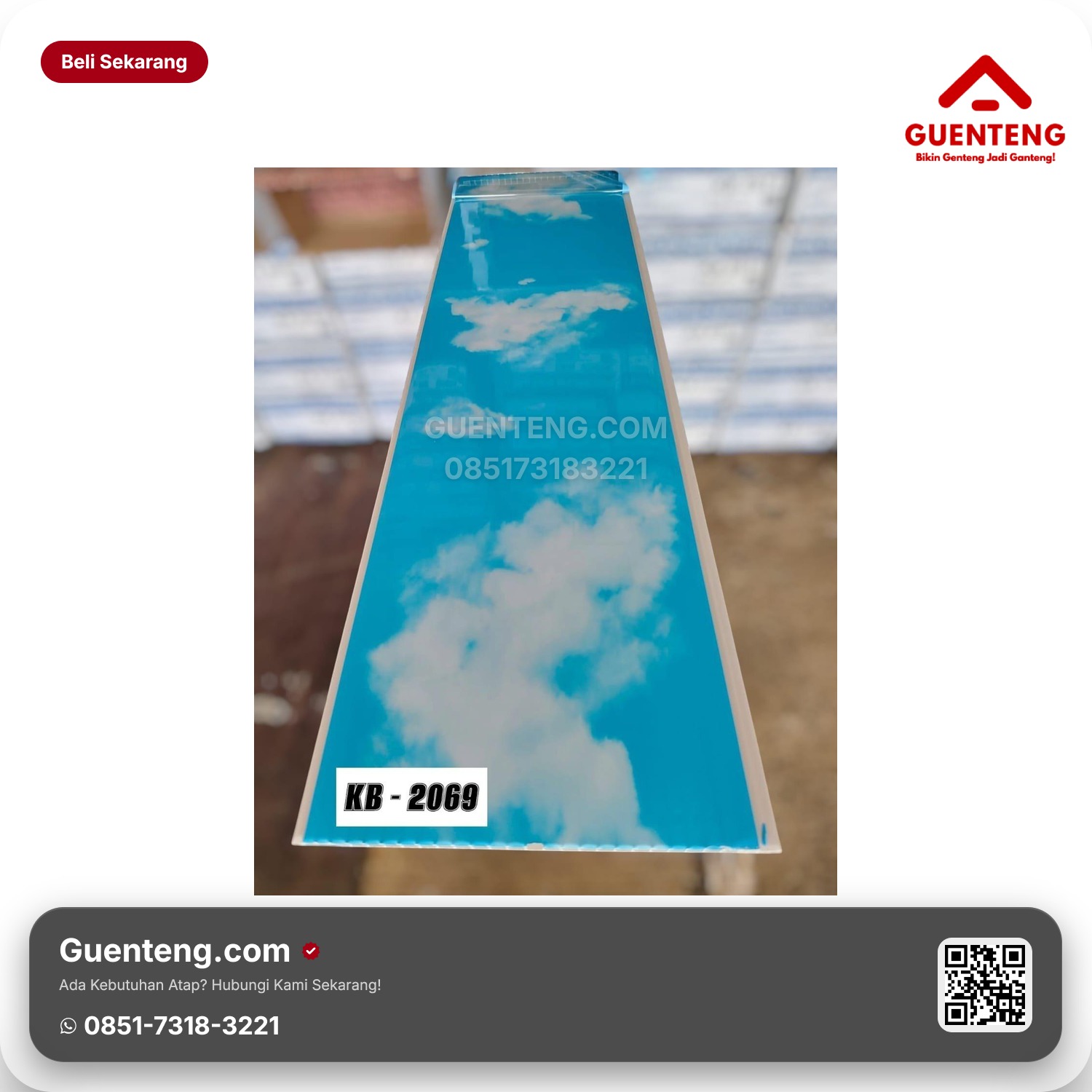 Jual Plafon PVC Golden (KB) KB-2069 Murah Berkualitas Jabodetabek