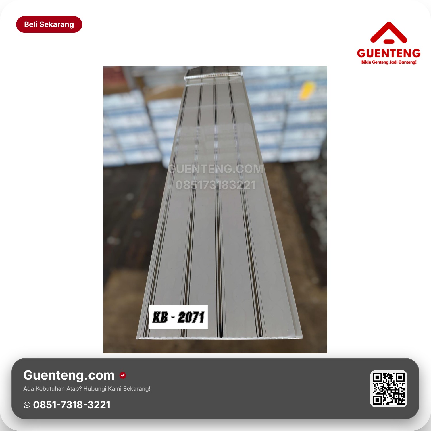 Jual Plafon PVC Golden (KB) KB-2071 Murah Berkualitas Jabodetabek