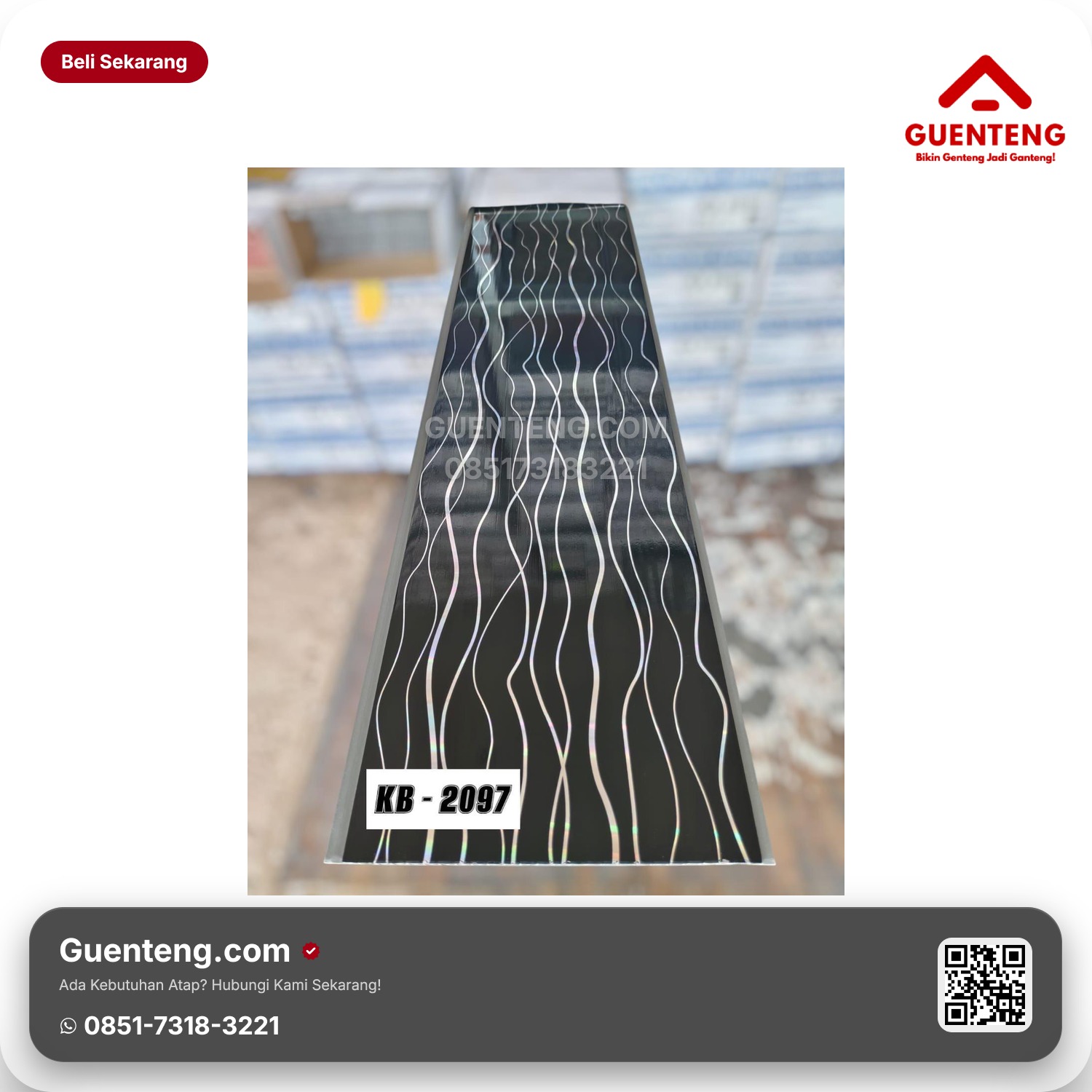 Jual Plafon PVC Golden (KB) KB-2097 Murah Berkualitas Jabodetabek