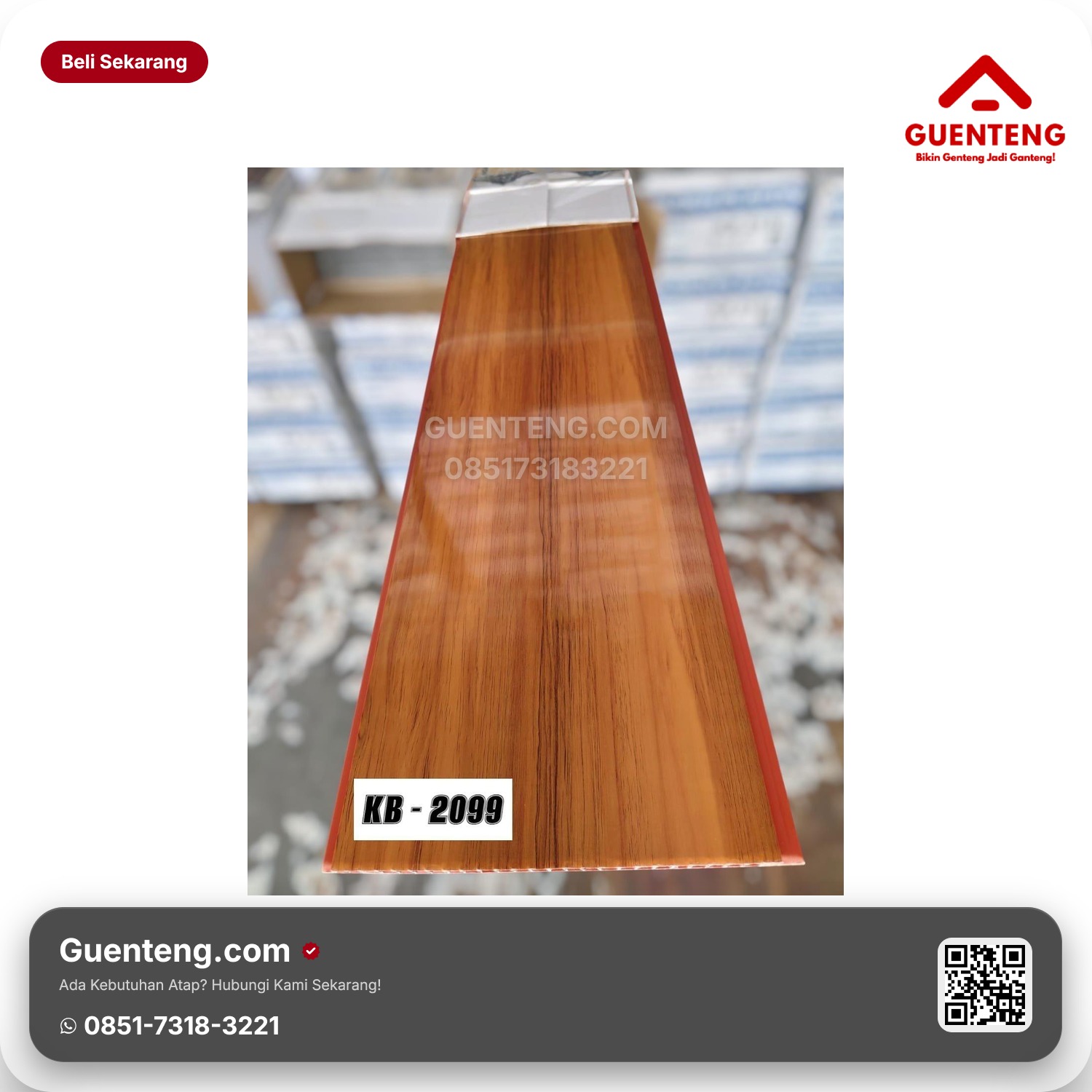 Jual Plafon PVC Golden (KB) KB-2099 Murah Berkualitas Jabodetabek