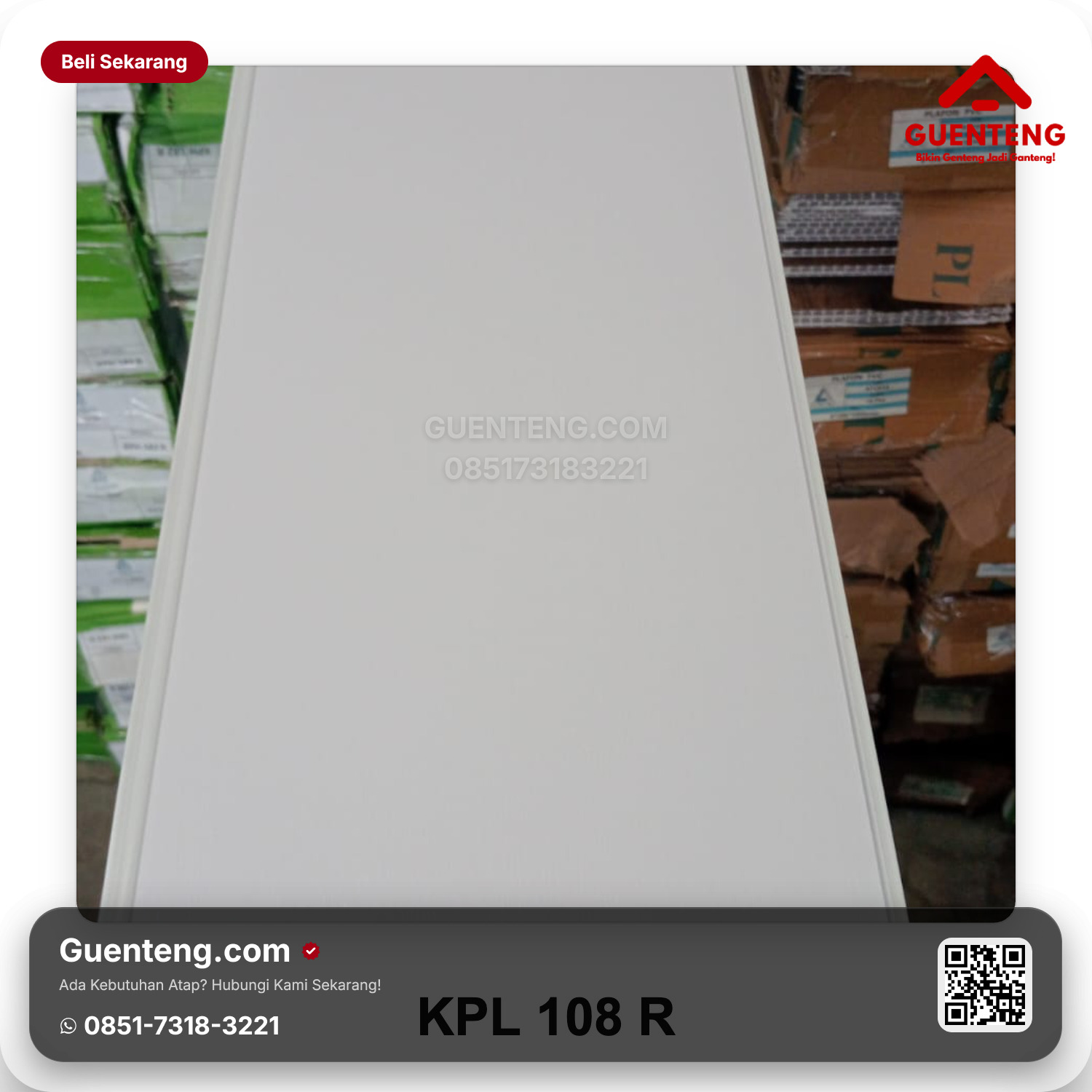 Atap Plafon PVC KPL 108 R