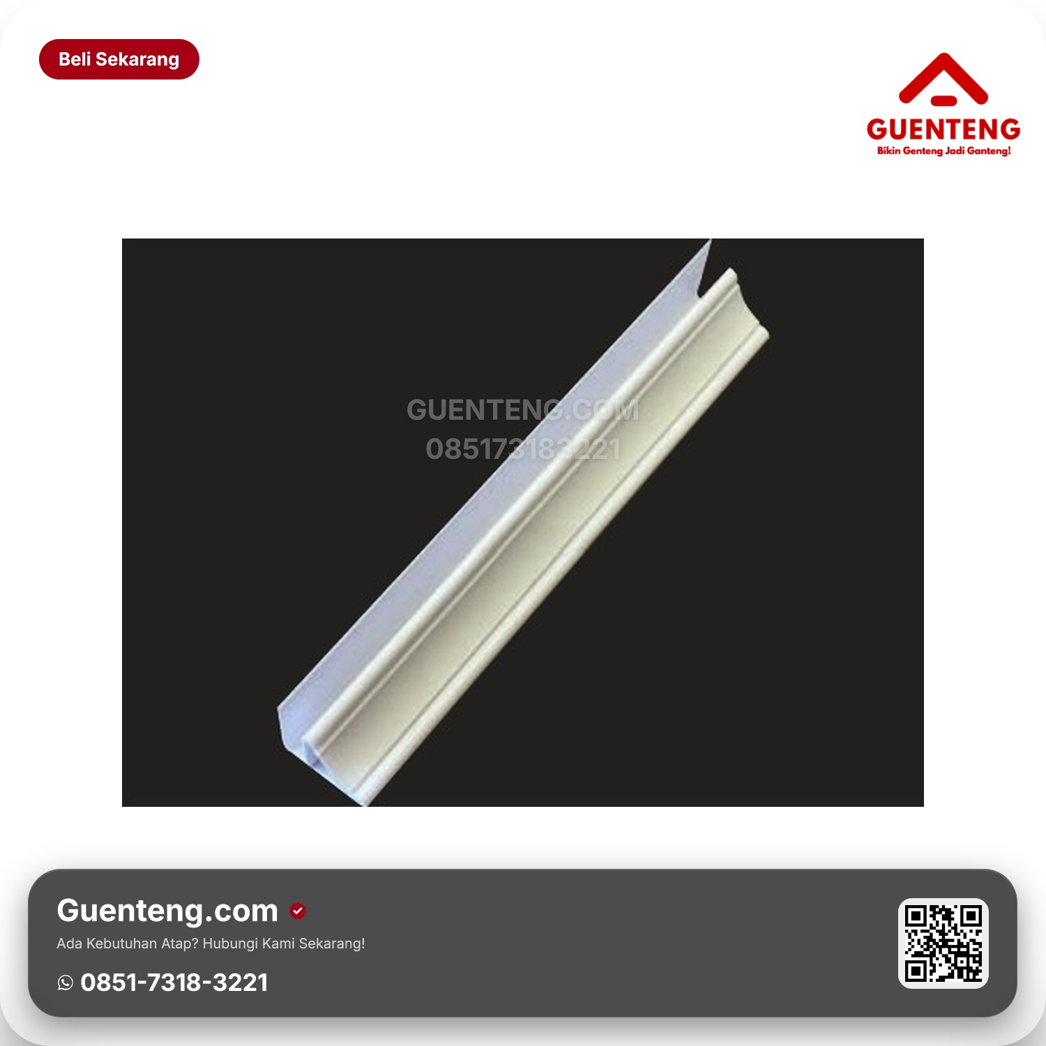 Atap List Plafon PVC Superfon LD 001 K Dinding Kecil natural