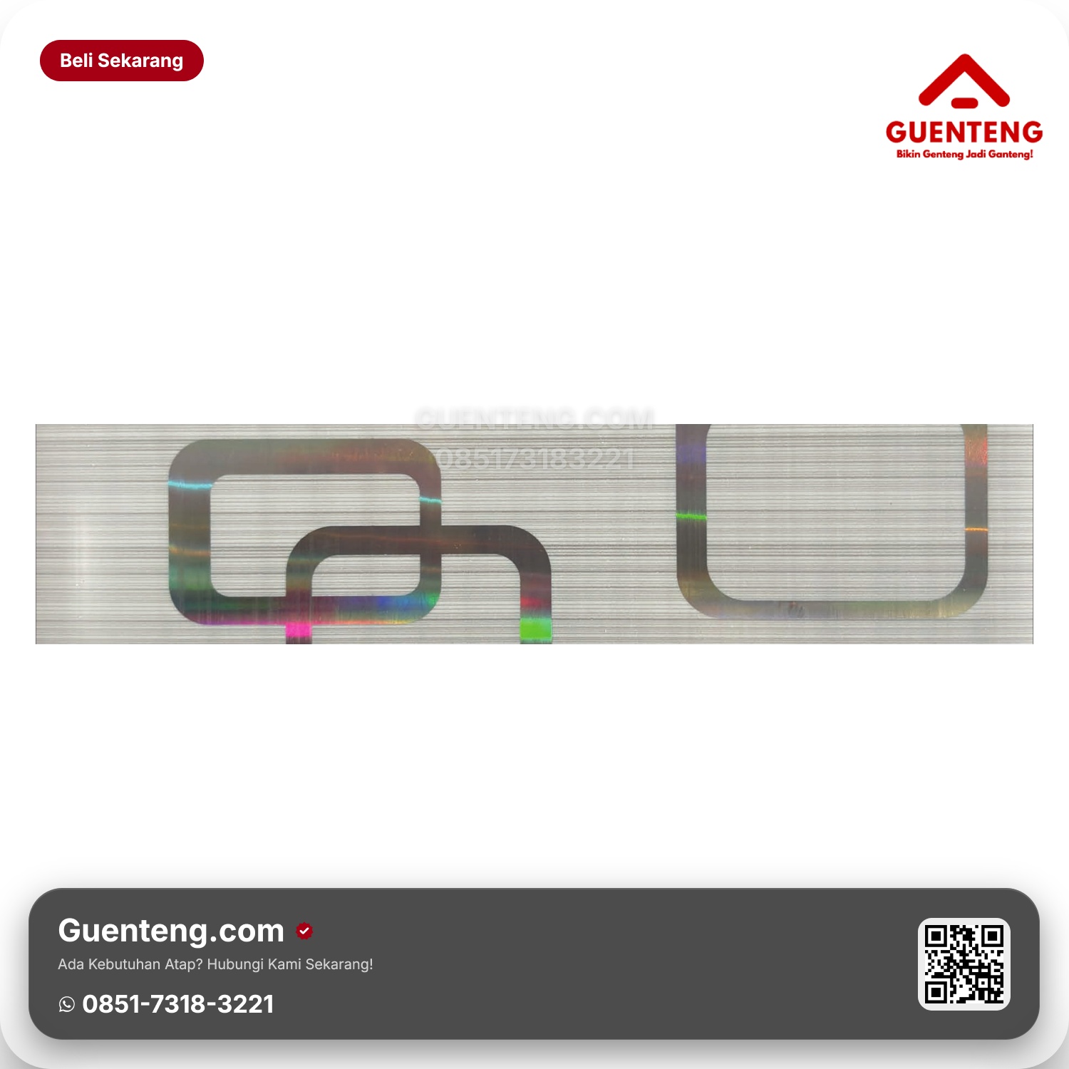 Atap Plafon PVC Superfon Glossy SP 005 Optic Maze 8mm x 20cm