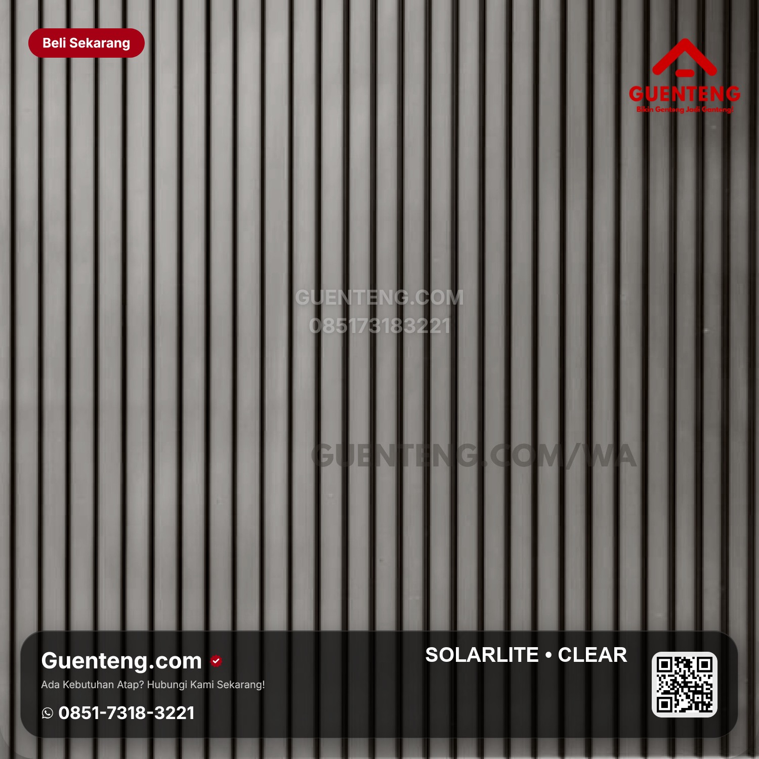 Atap SOLARLITE 5 mm Clear