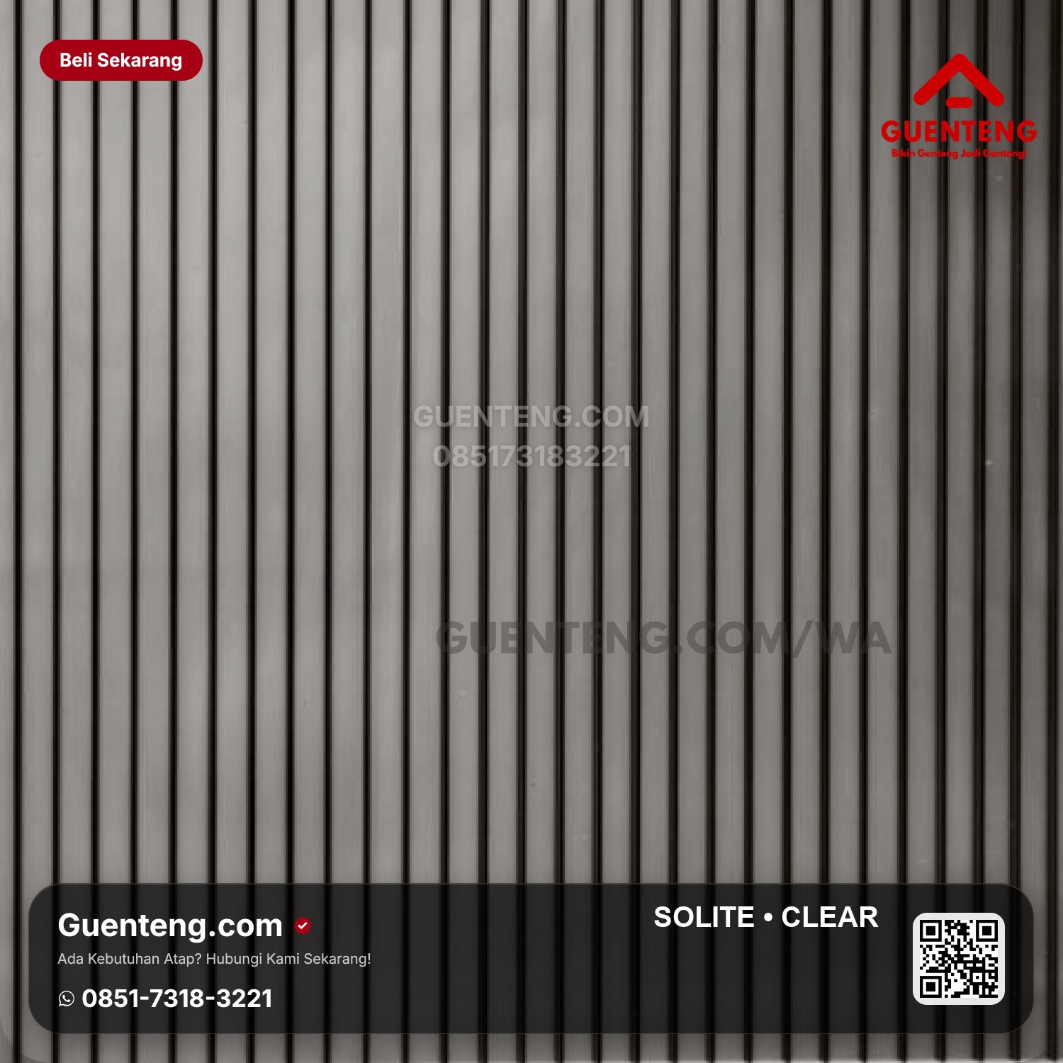 Atap SOLITE 4 mm Clear