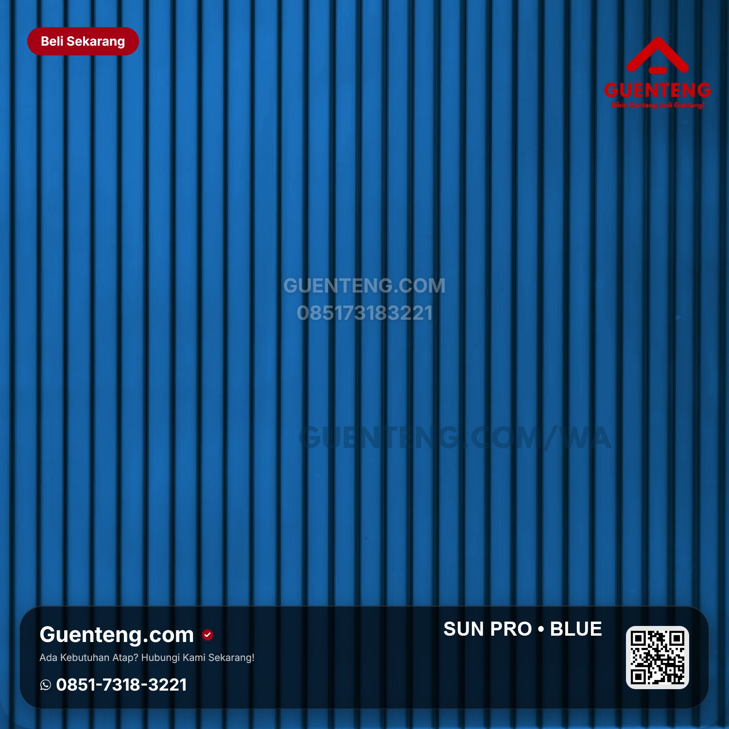 Atap SUN PRO 4,2 mm Blue