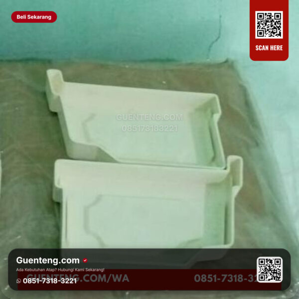 Plastik uPVC Alderon Tutup Talang Air Alderon Kiri Dan Kanan Pasang