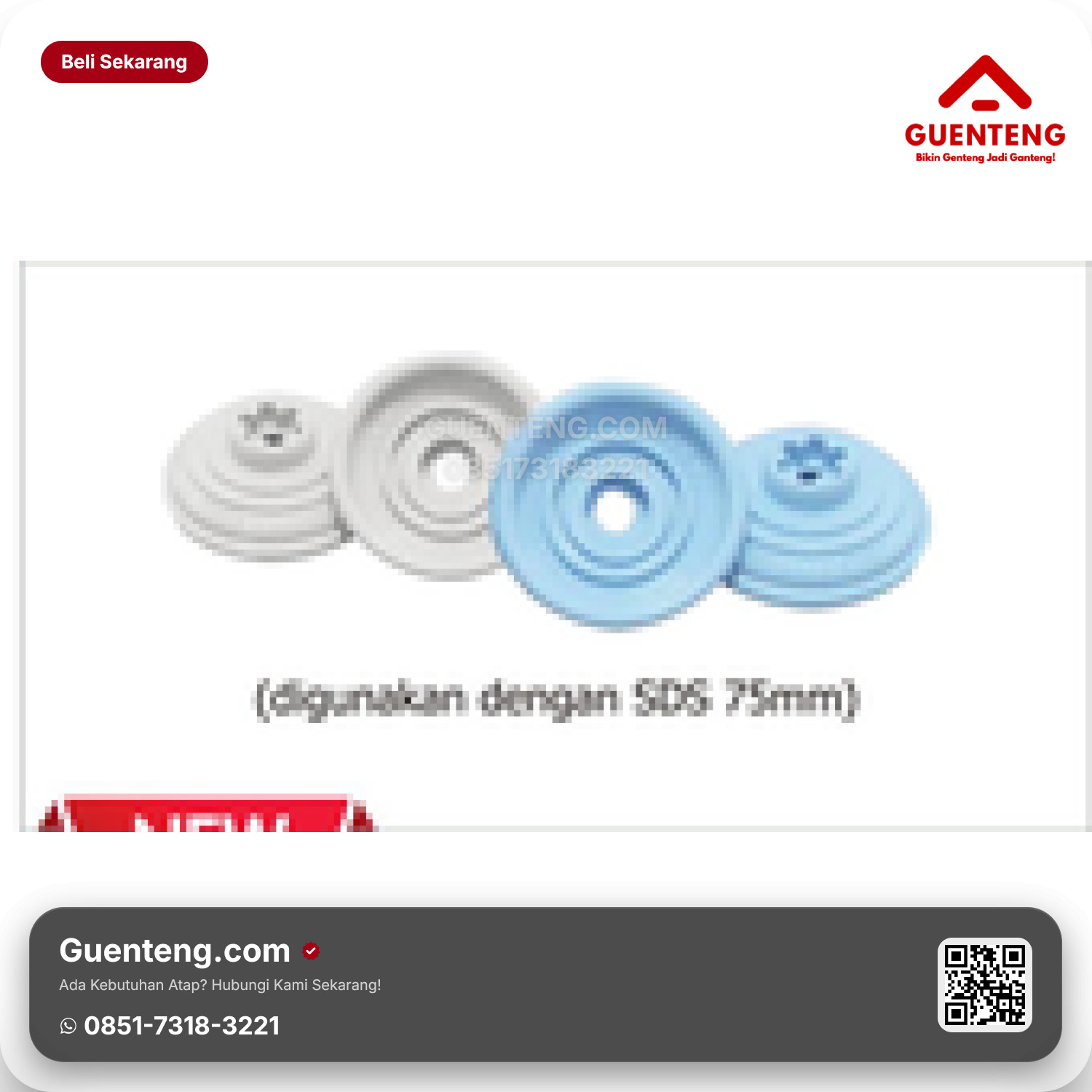 Atap Plastik uPVC ROOFTOP Penutup Talang Lebar 460 mm (atas) / 390 (bawah) Tinggi 150 Warna: Putih & Biru Muda