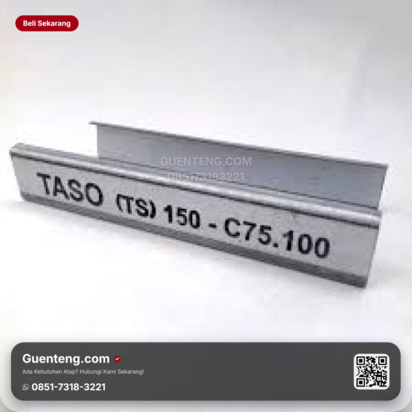 Selain Atap Baja Ringan Taso Taso Ts C75 100 X 6000 mm Batang