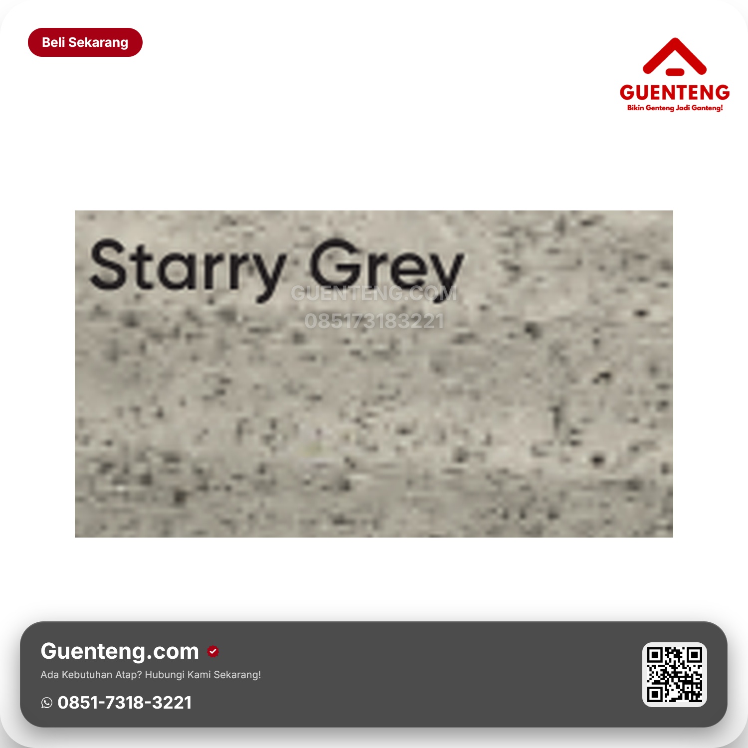 Genteng Flexitile Capa Deco Starry Grey (1200x600mm)