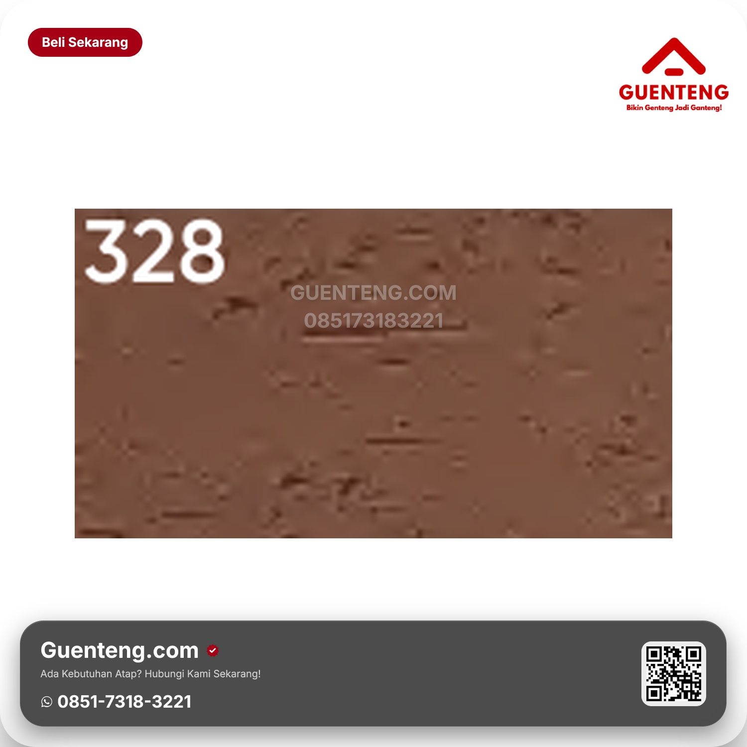Genteng Flexitile Facebrick A 328 (240x60mm)