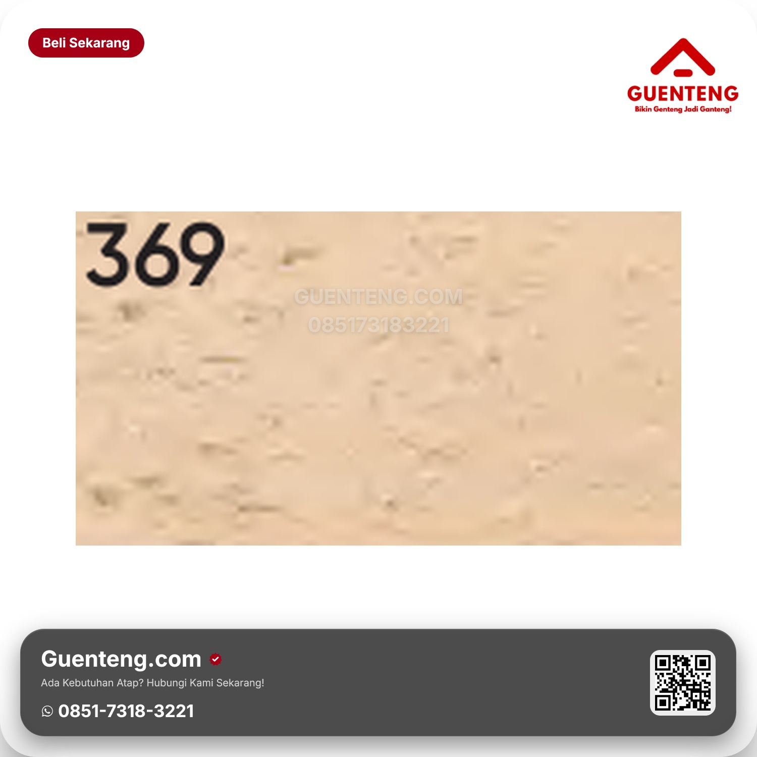 Genteng Flexitile Facebrick A 369 (240x60mm)