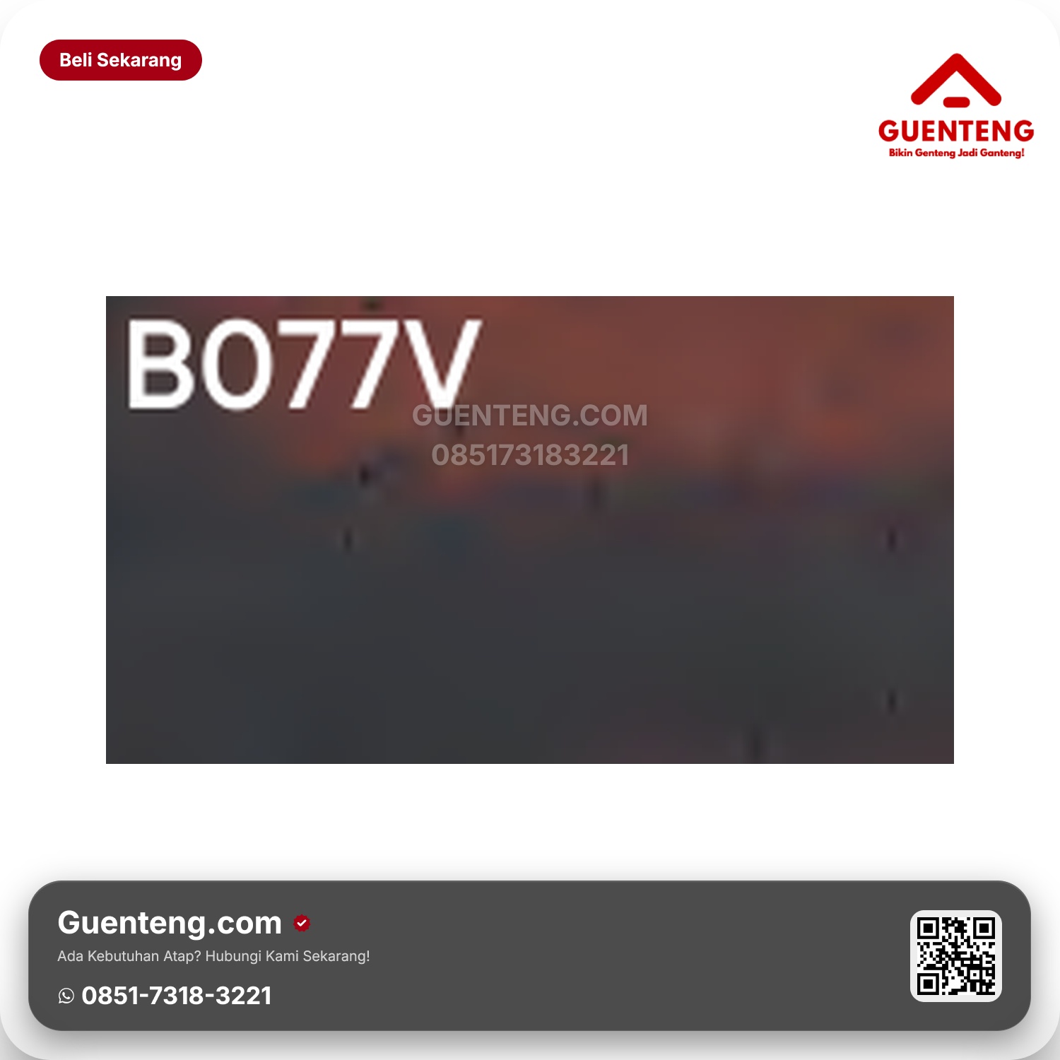 Genteng Flexitile Facebrick B B077V (210x60mm)
