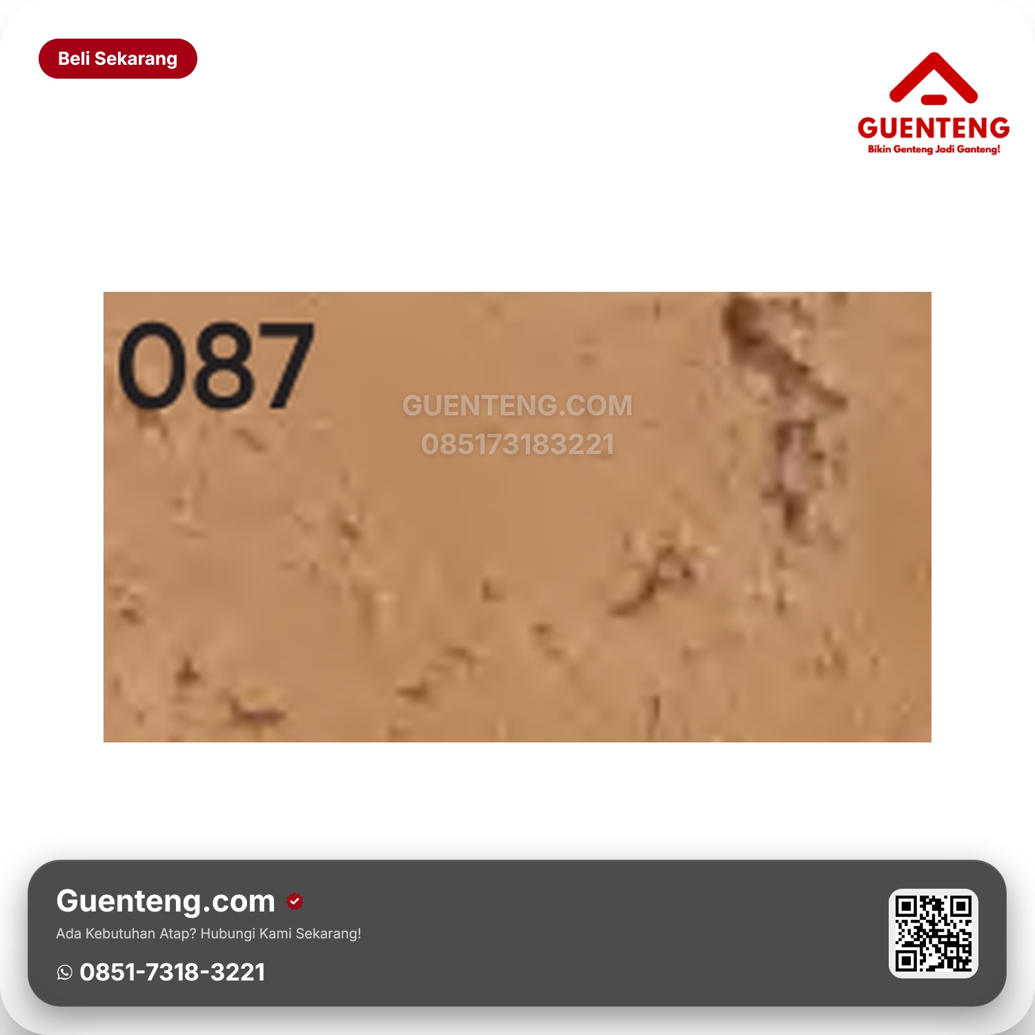 Genteng Flexitile Facebrick G 087 (230x58mm)