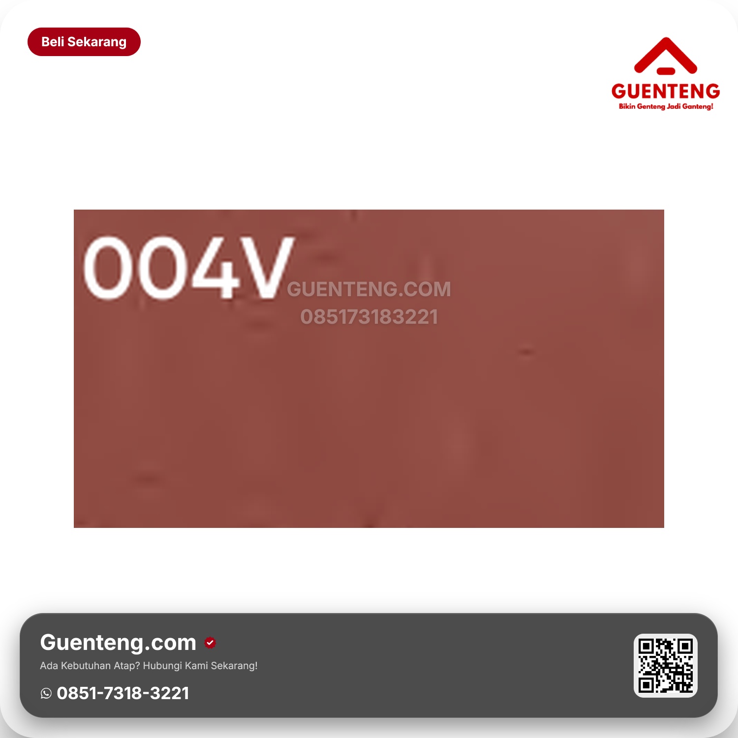 Genteng Flexitile Facebrick TZ 004V (240x60mm)