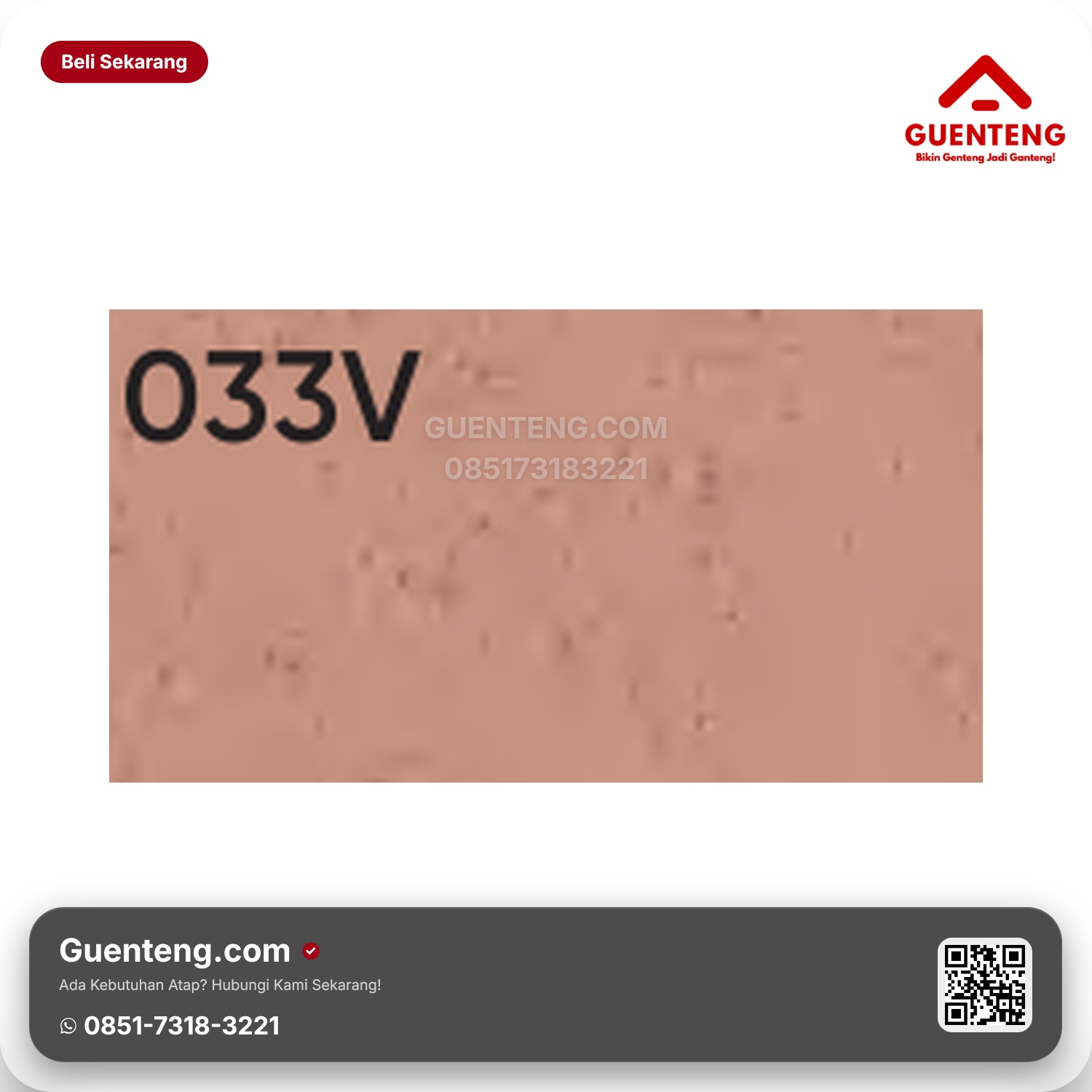 Genteng Flexitile Facebrick TZ 033V (240x60mm)
