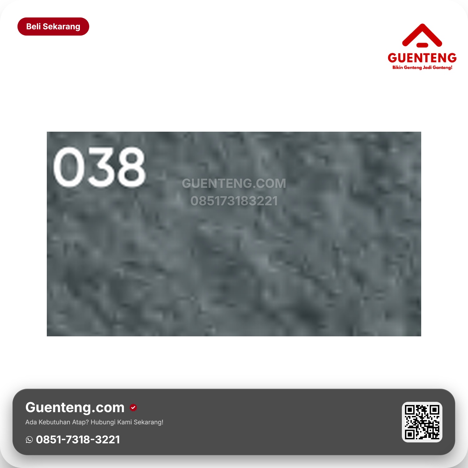 Genteng Flexitile Granite 038 (600x300mm)